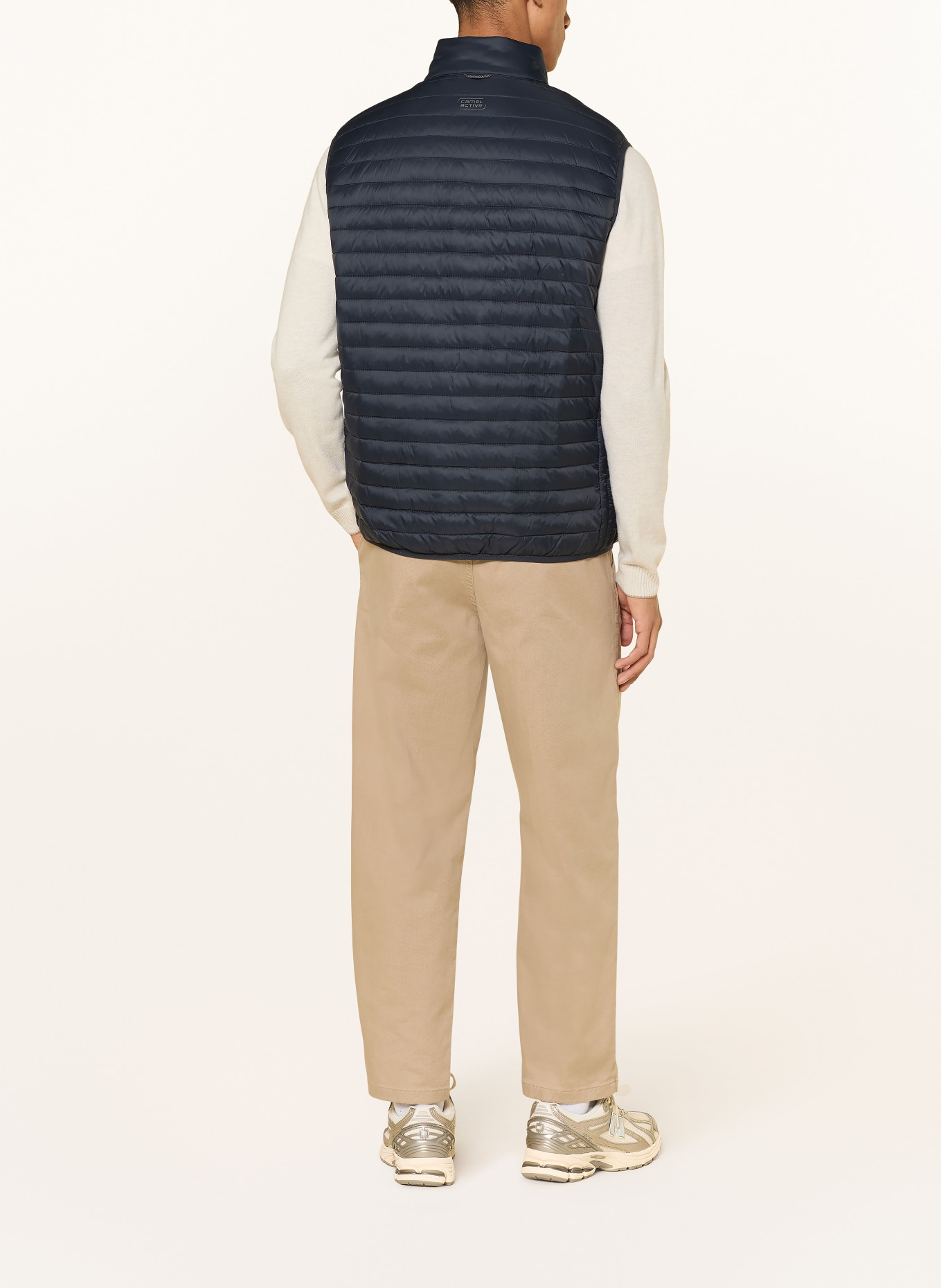 camel active quilted vest: DARK BLUE