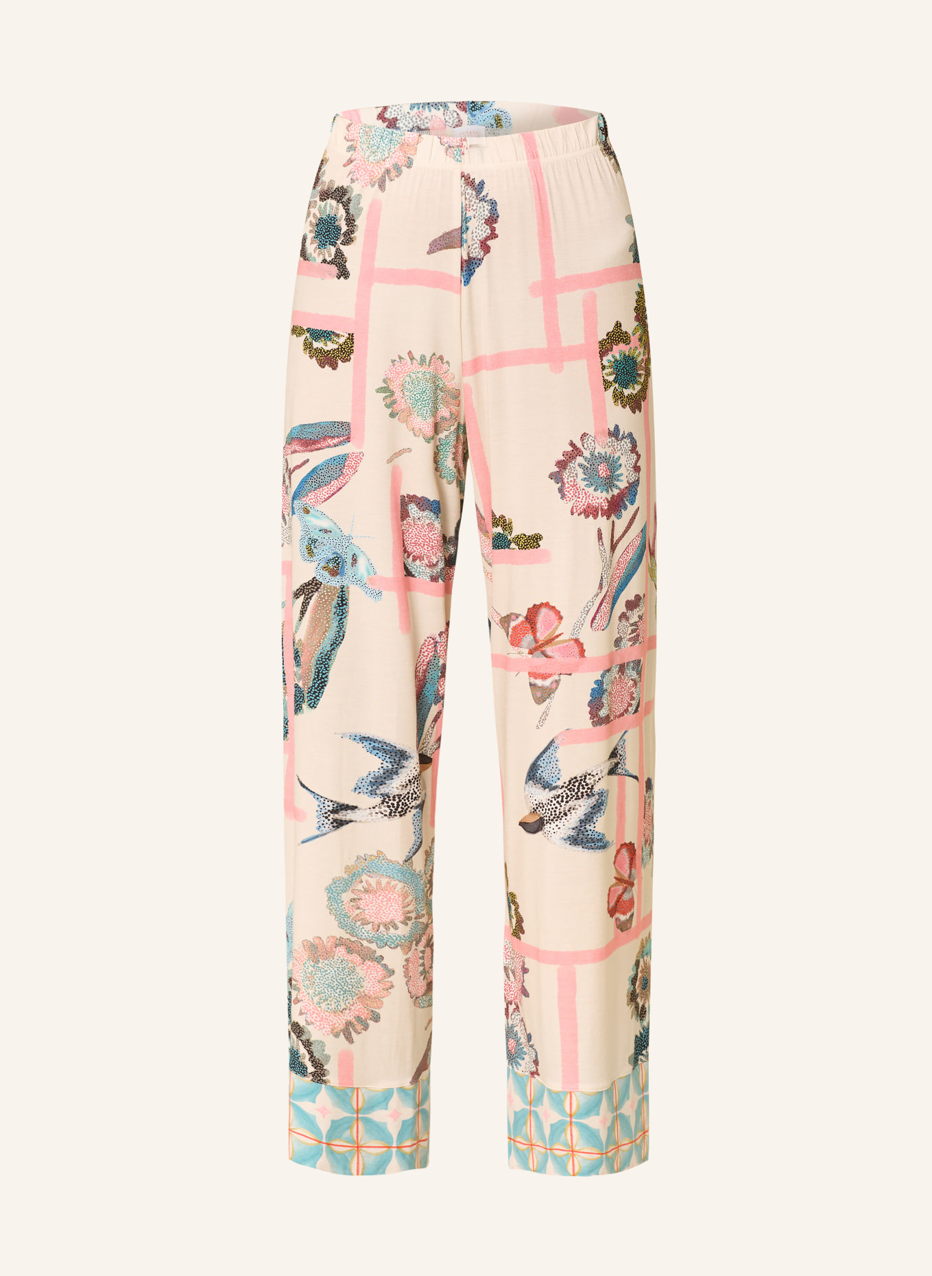 mey sleep pants: CREAM / PINK / BLUE