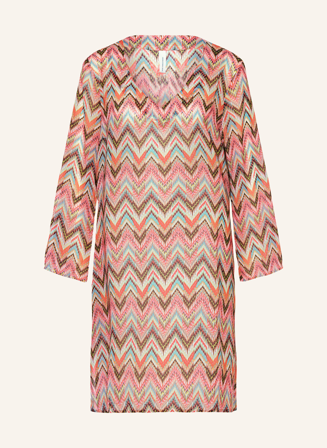 PrimaDonna Strandkleid: ROT / DUNKELBRAUN / GELB