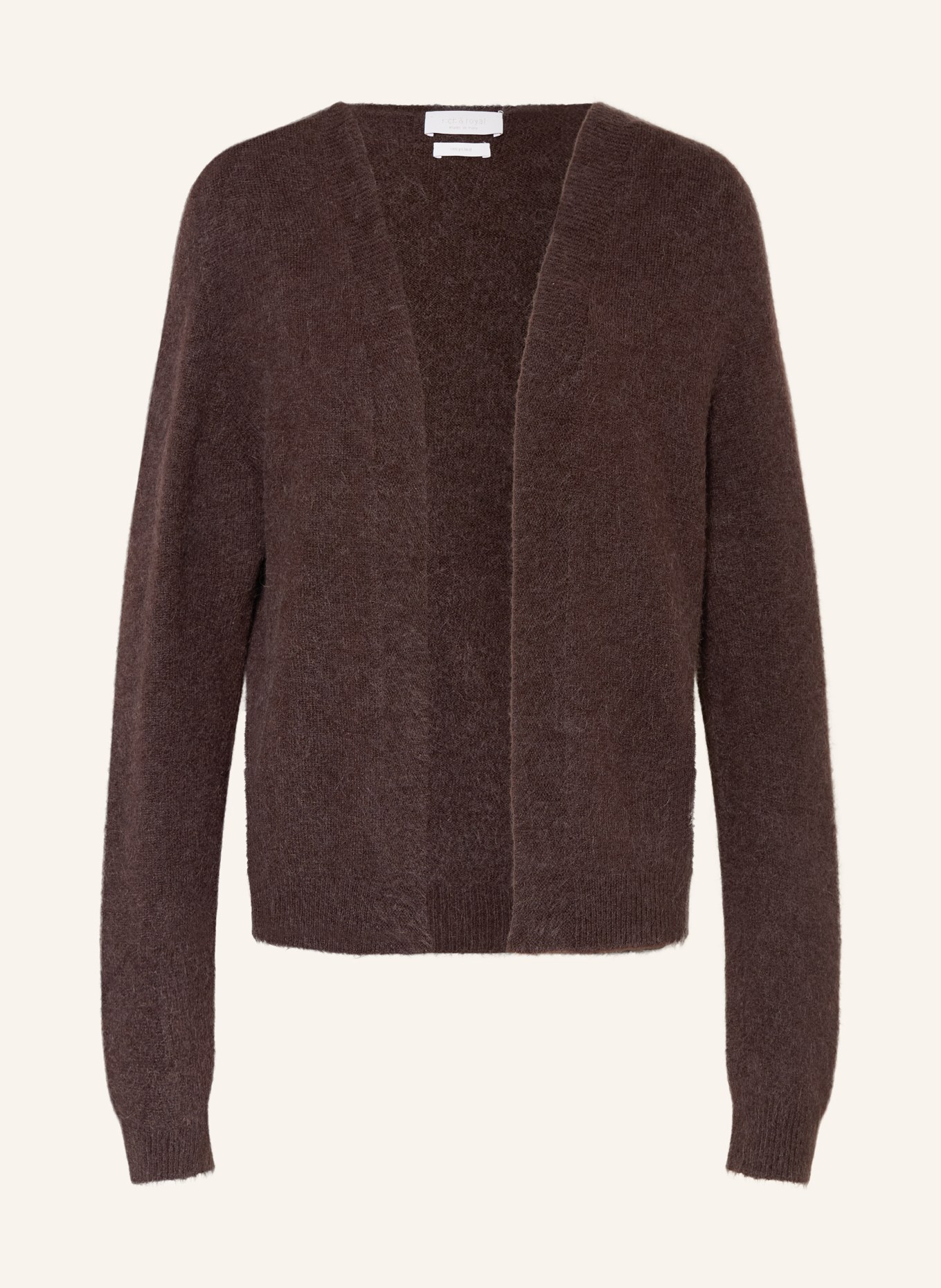 Rich & Royal knitted cover: DARK BROWN