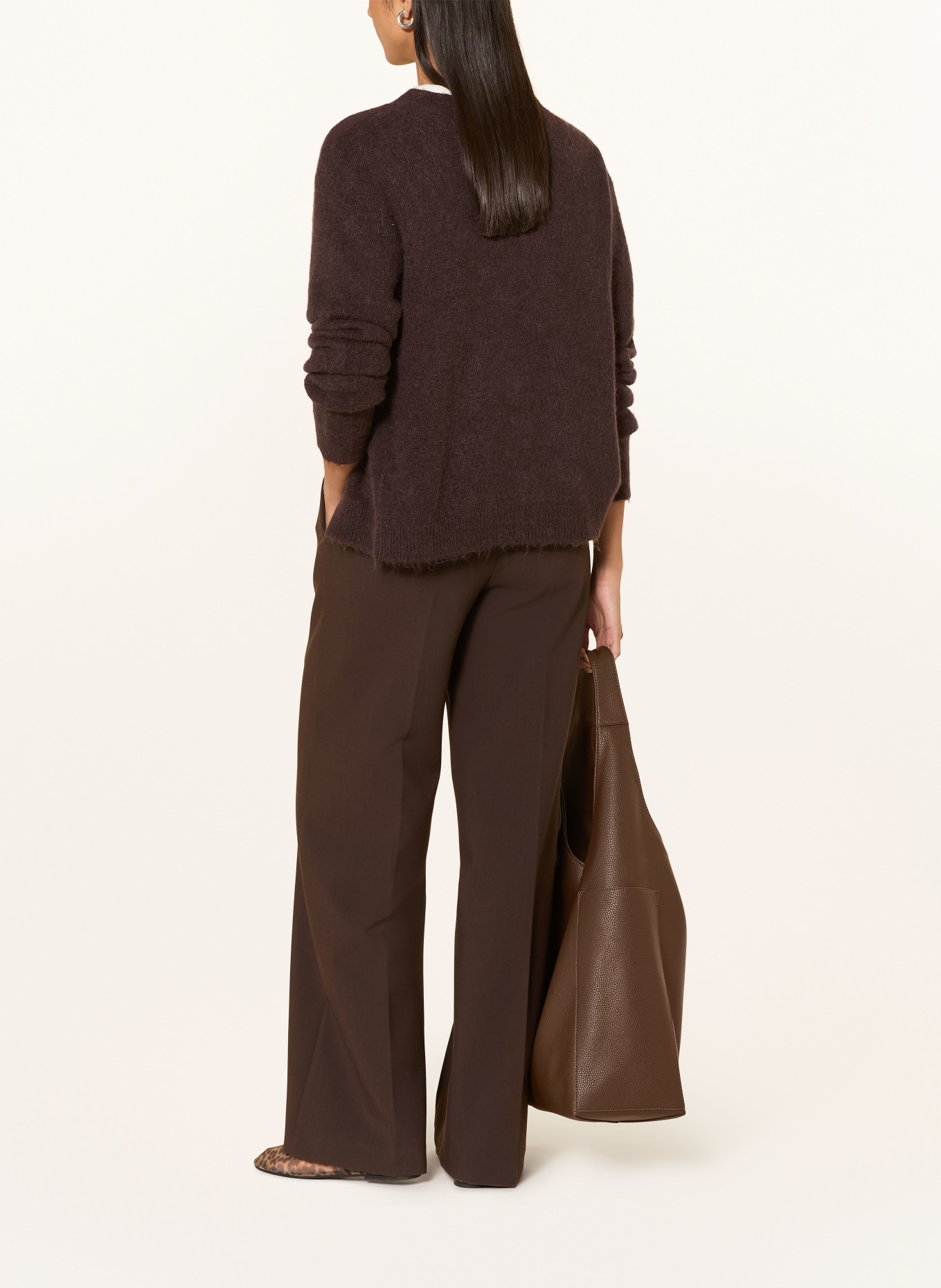 Rich & Royal knitted cover: DARK BROWN