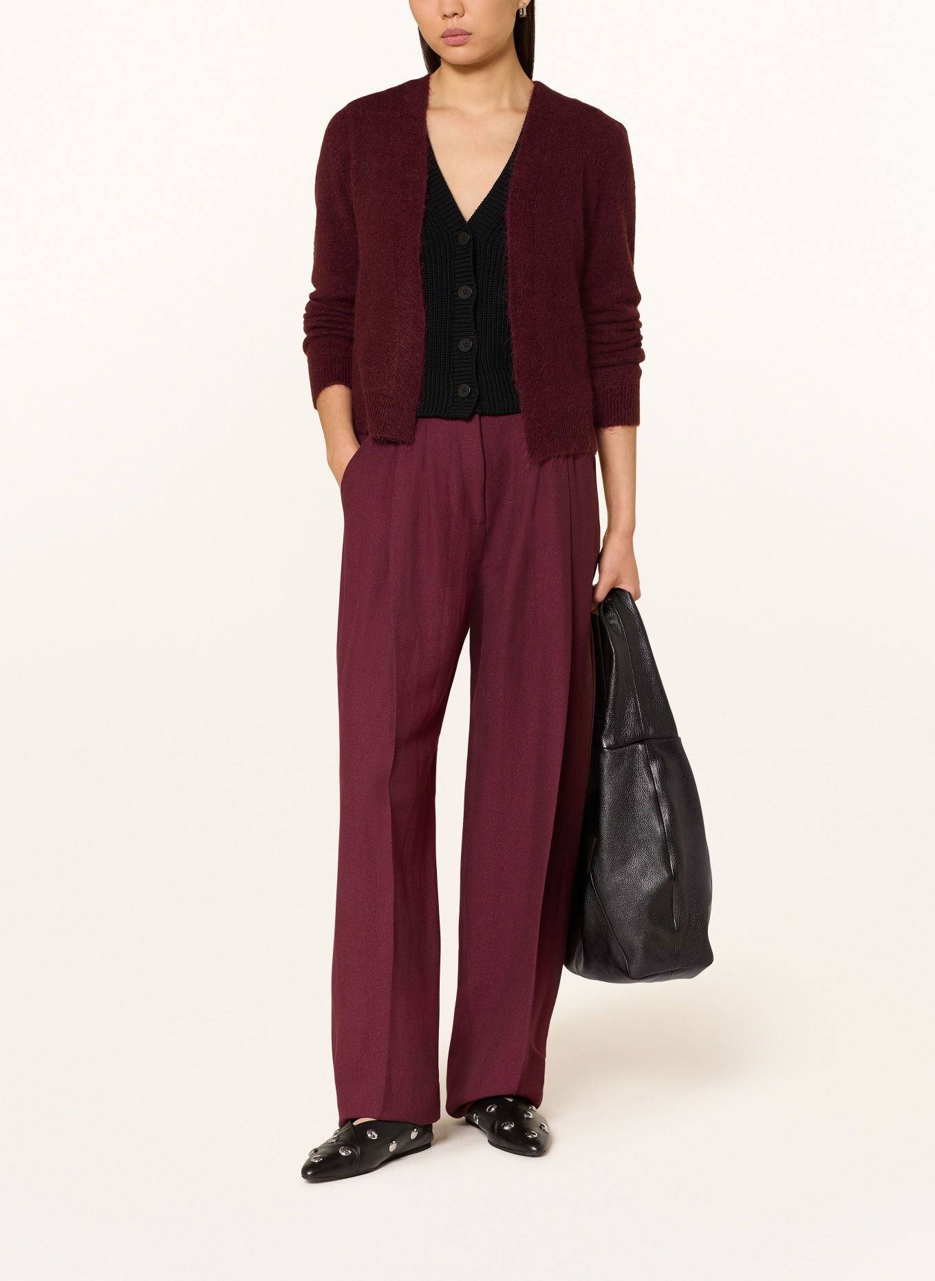 Rich & Royal Strickhülle: DUNKELROT