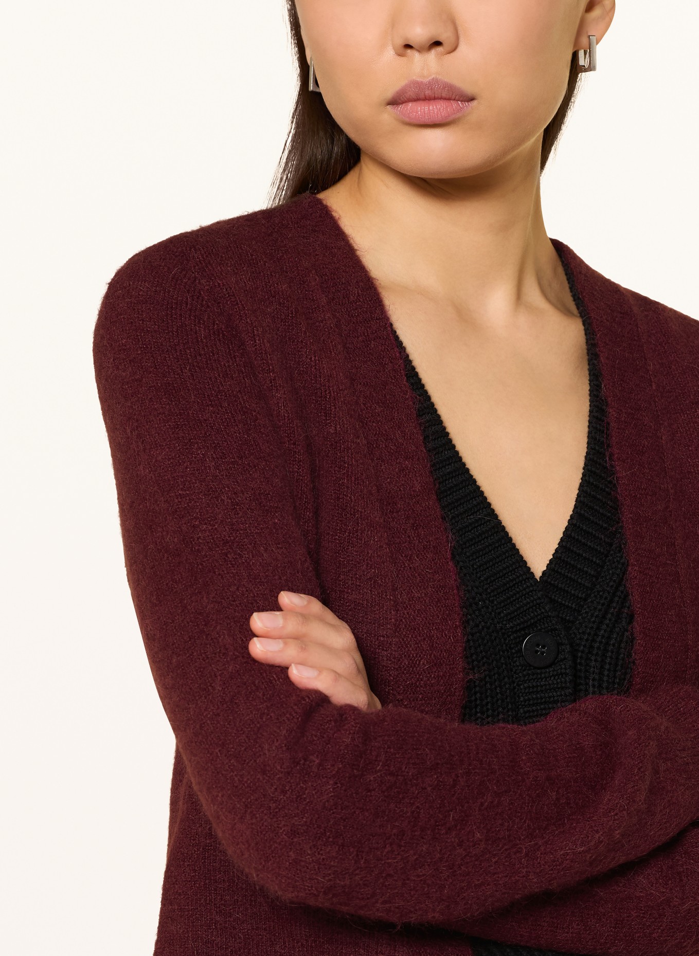 Rich & Royal Strickhülle: DUNKELROT