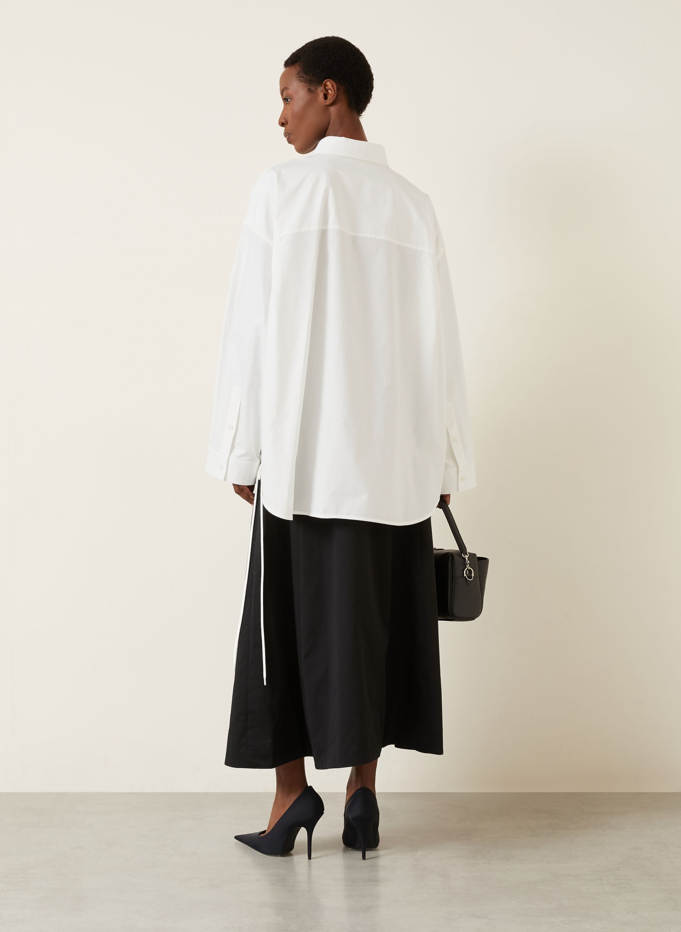 BALENCIAGA Hemdbluse: WEISS