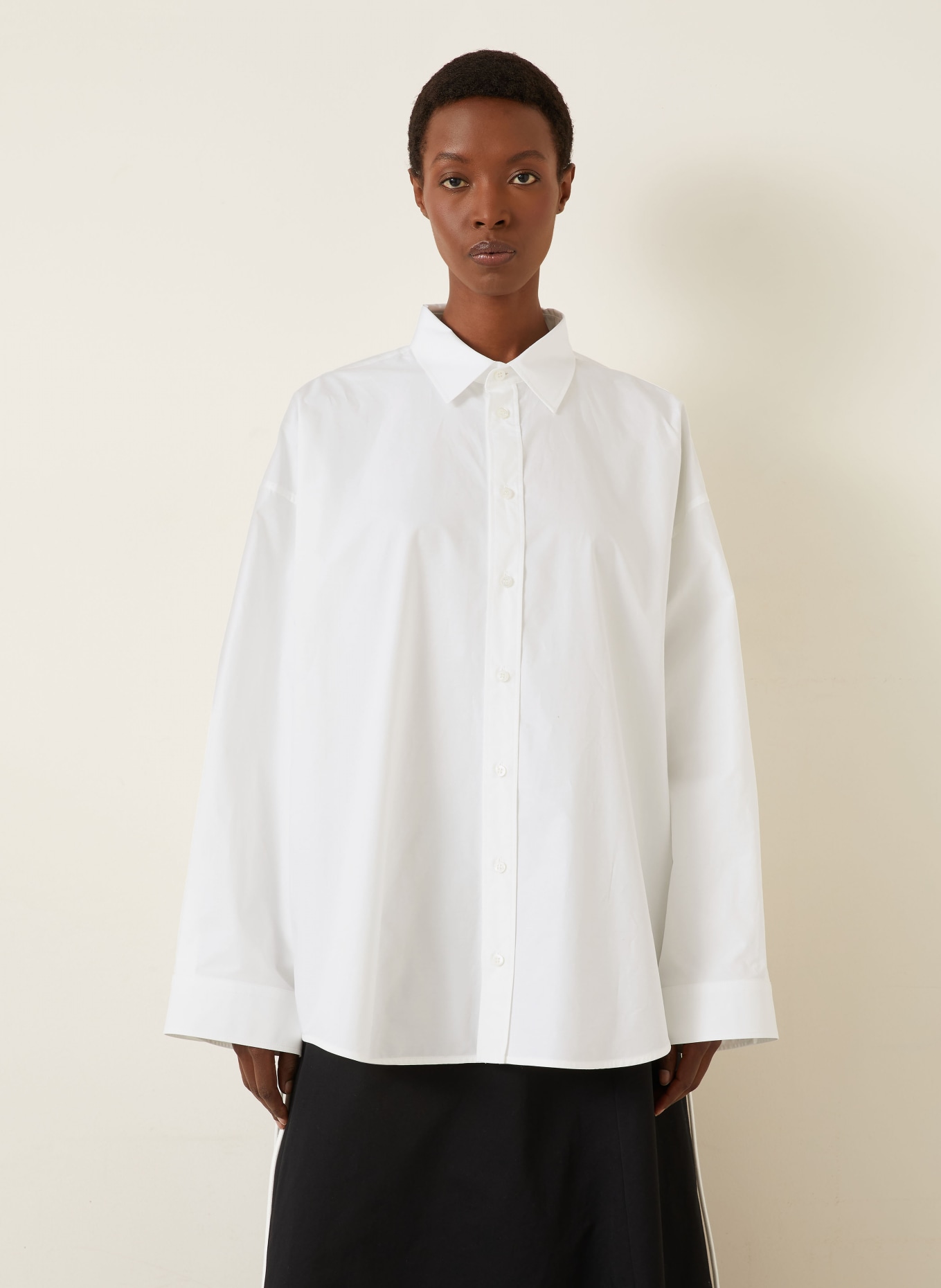 BALENCIAGA Hemdbluse: WEISS