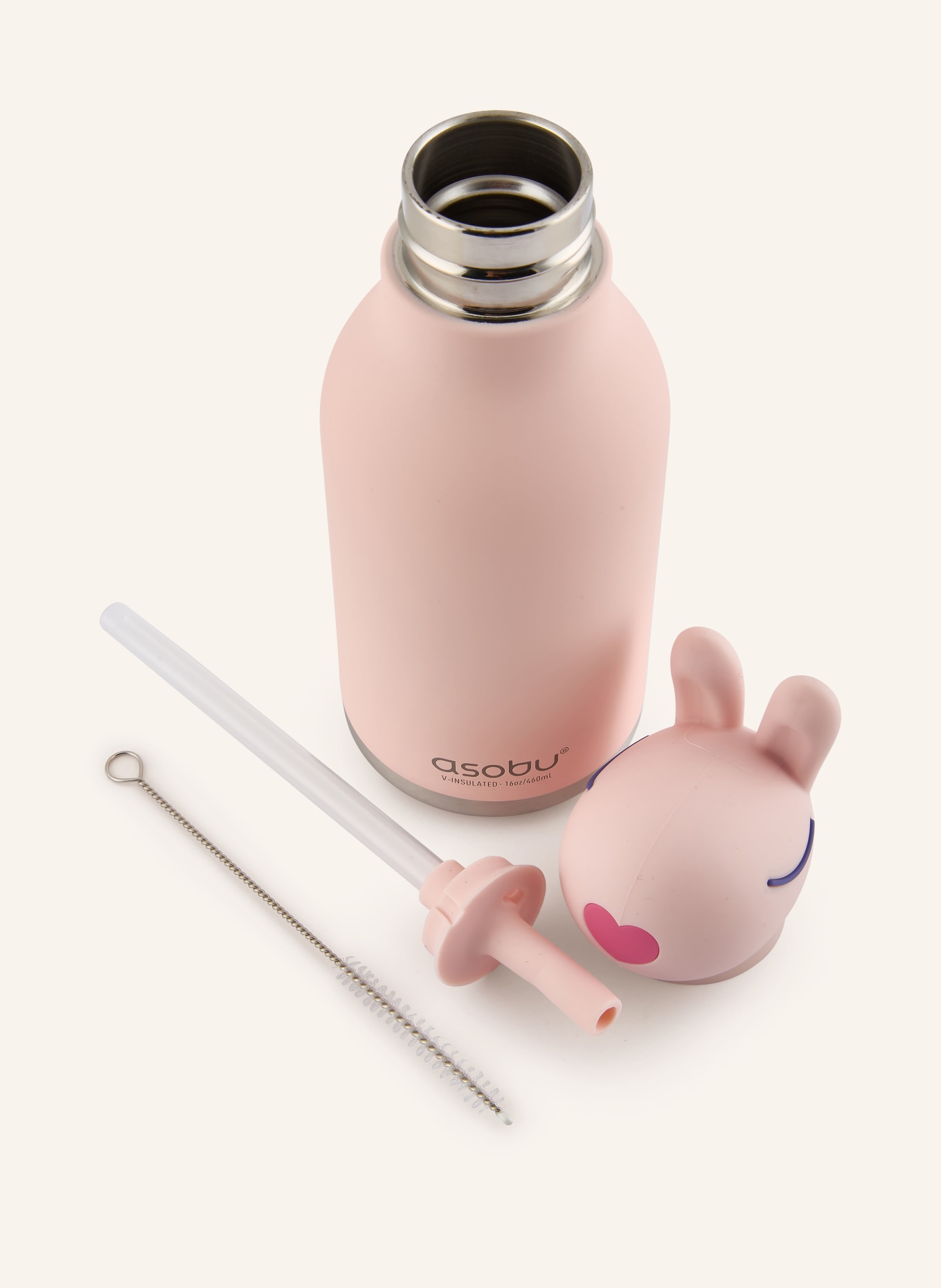 asobu Isolierflasche BESTIE: HELLROSA / ROSA / LILA