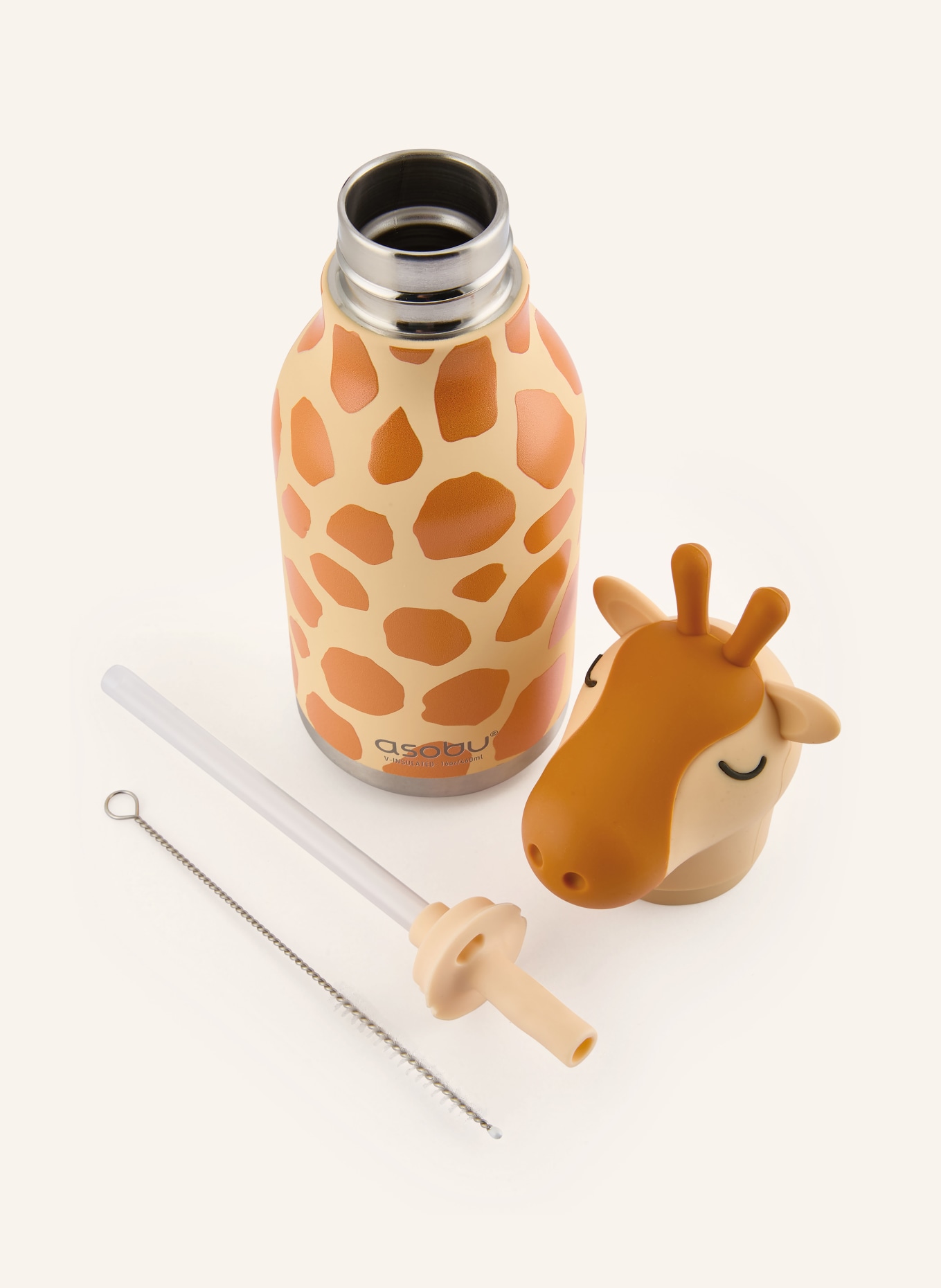 asobu Isolierflasche BESTIE: CAMEL / COGNAC