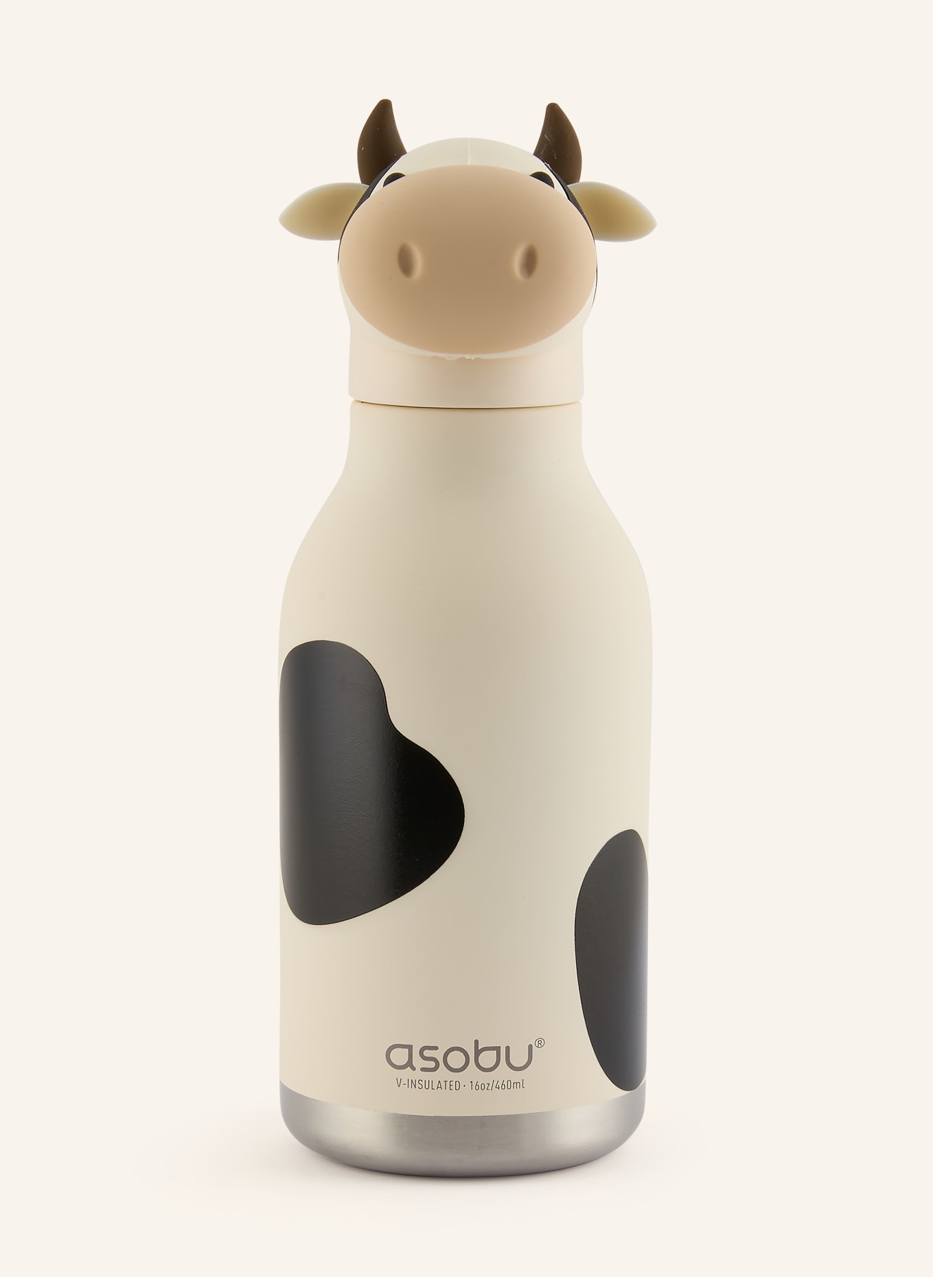 asobu Isolierflasche BESTIE: WEISS / BEIGE / SCHWARZ