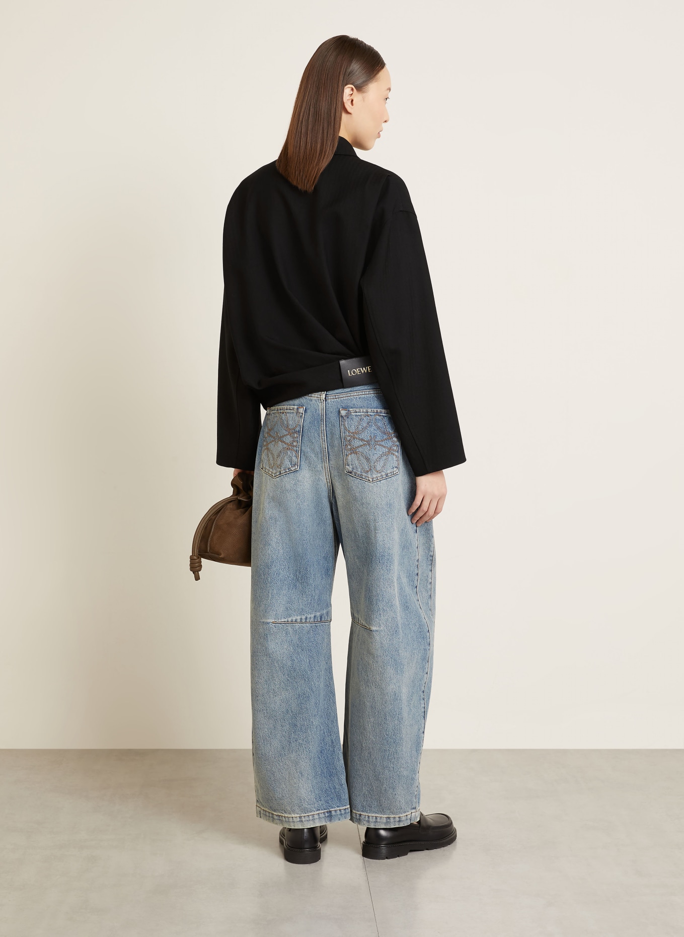 LOEWE Blouson: SCHWARZ