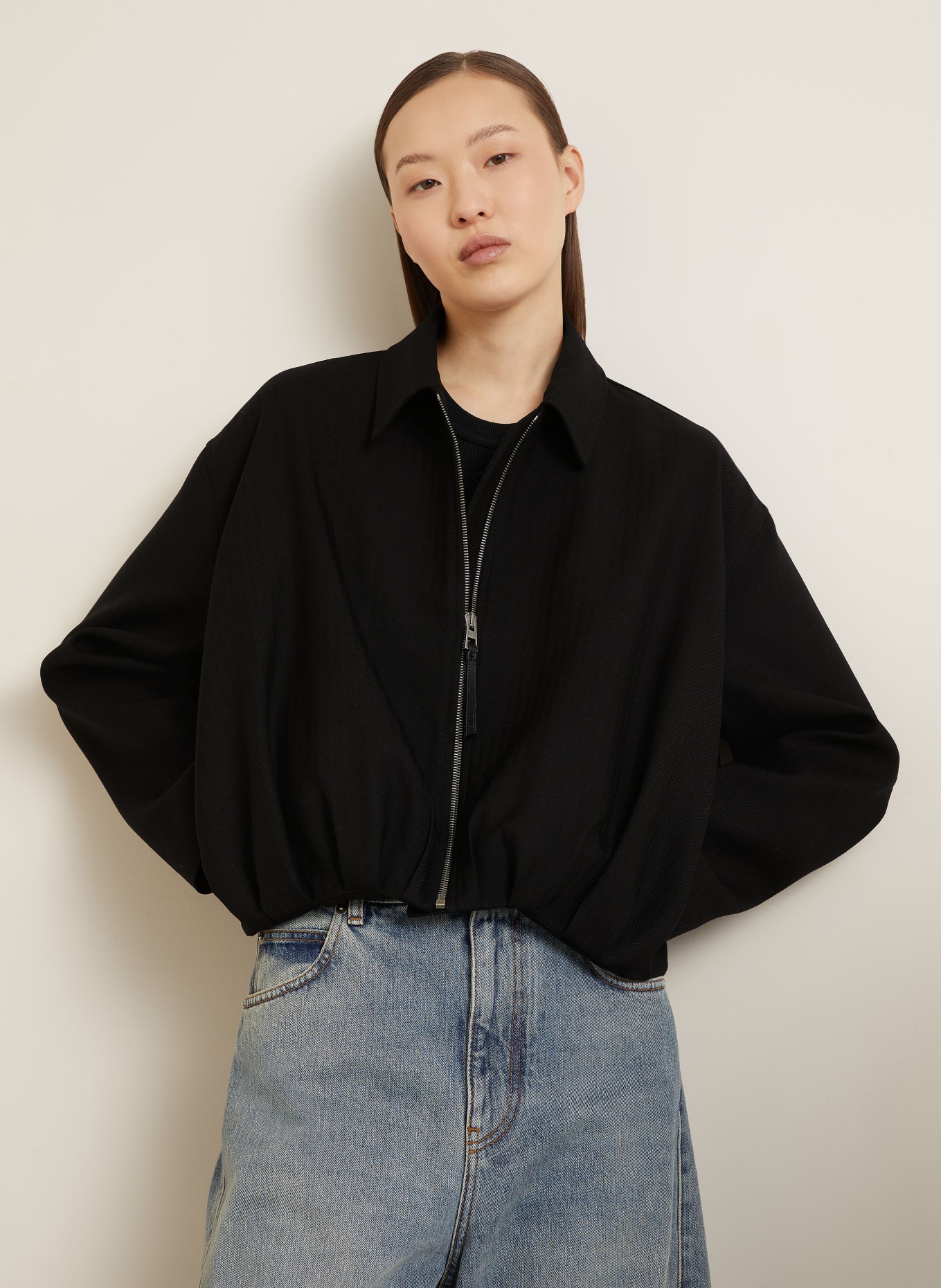 LOEWE Blouson: SCHWARZ