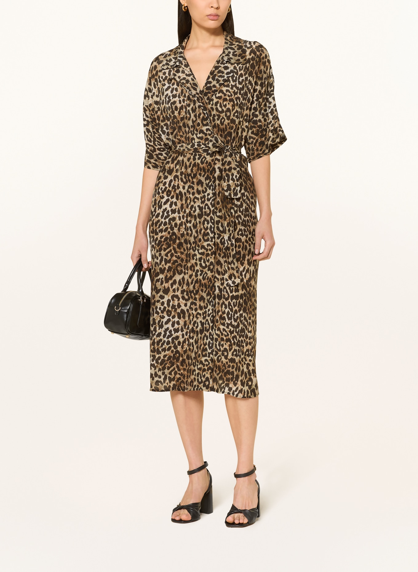 Princess GOES HOLLYWOOD Kleid mit abnehmbarer Schluppe: HELLBRAUN / DUNKELBRAUN / BRAUN