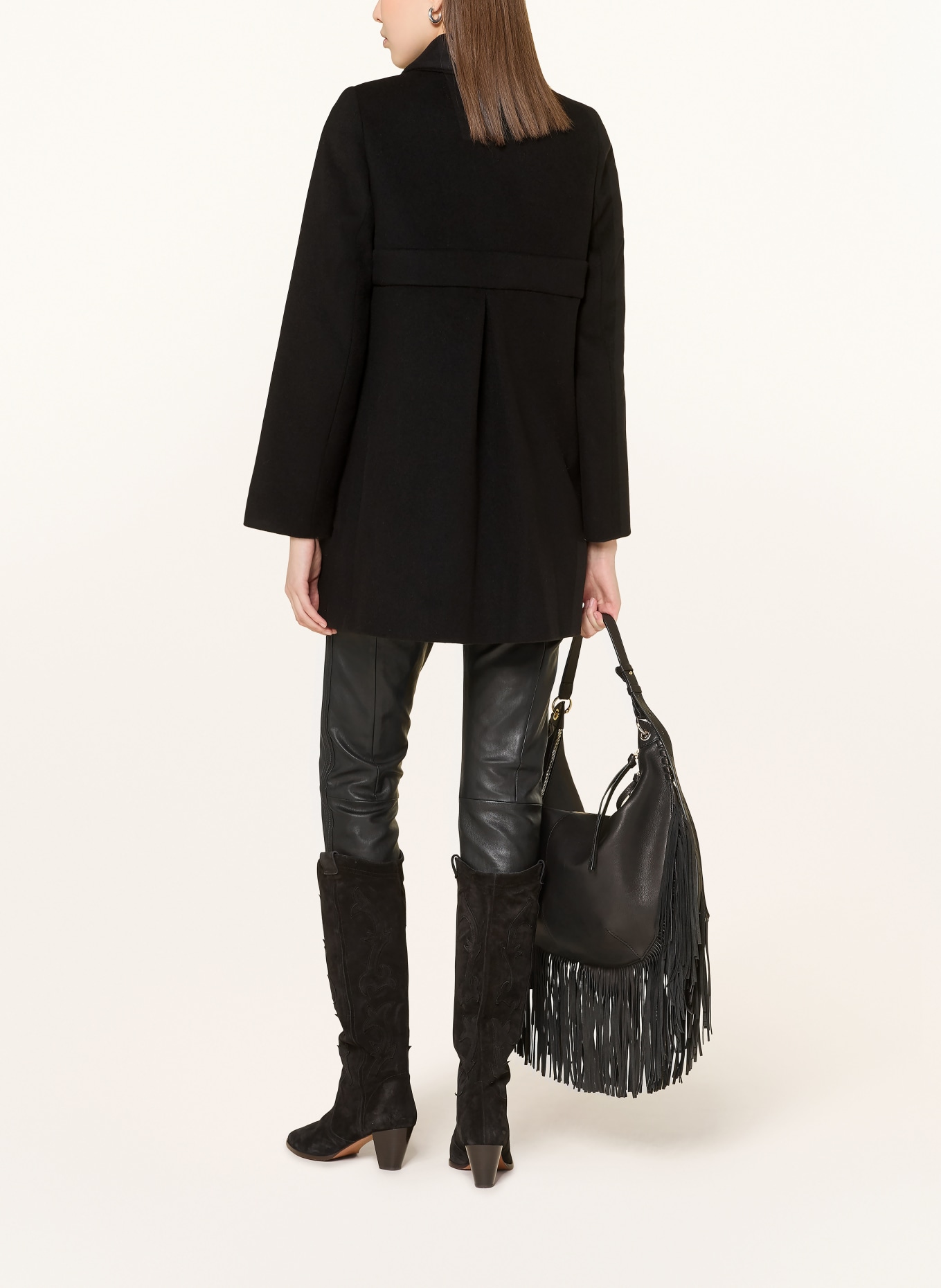 ba&sh Wollmantel THEA: SCHWARZ