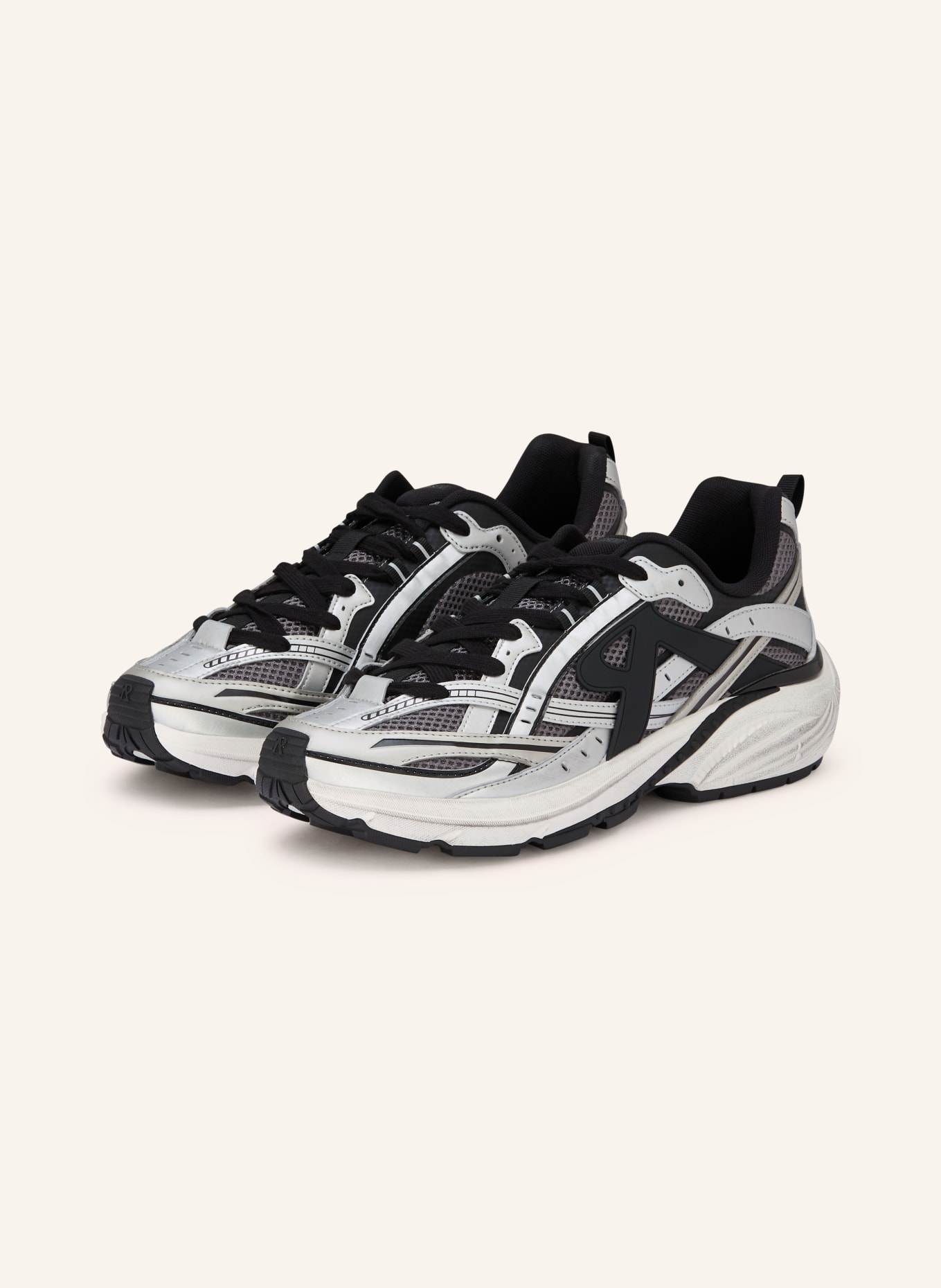 REPRESENT Buty sportowe STORM RUNNER: SREBRNY / CZARNY