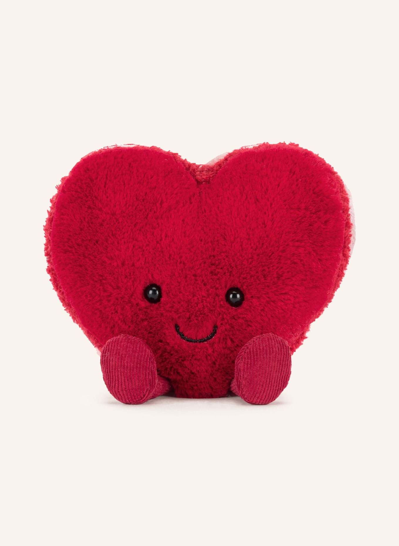 Jellycat Plüsch-Spielzeug AMUSEABLES ARLETTE HEART MACARON: ROT / ROSA