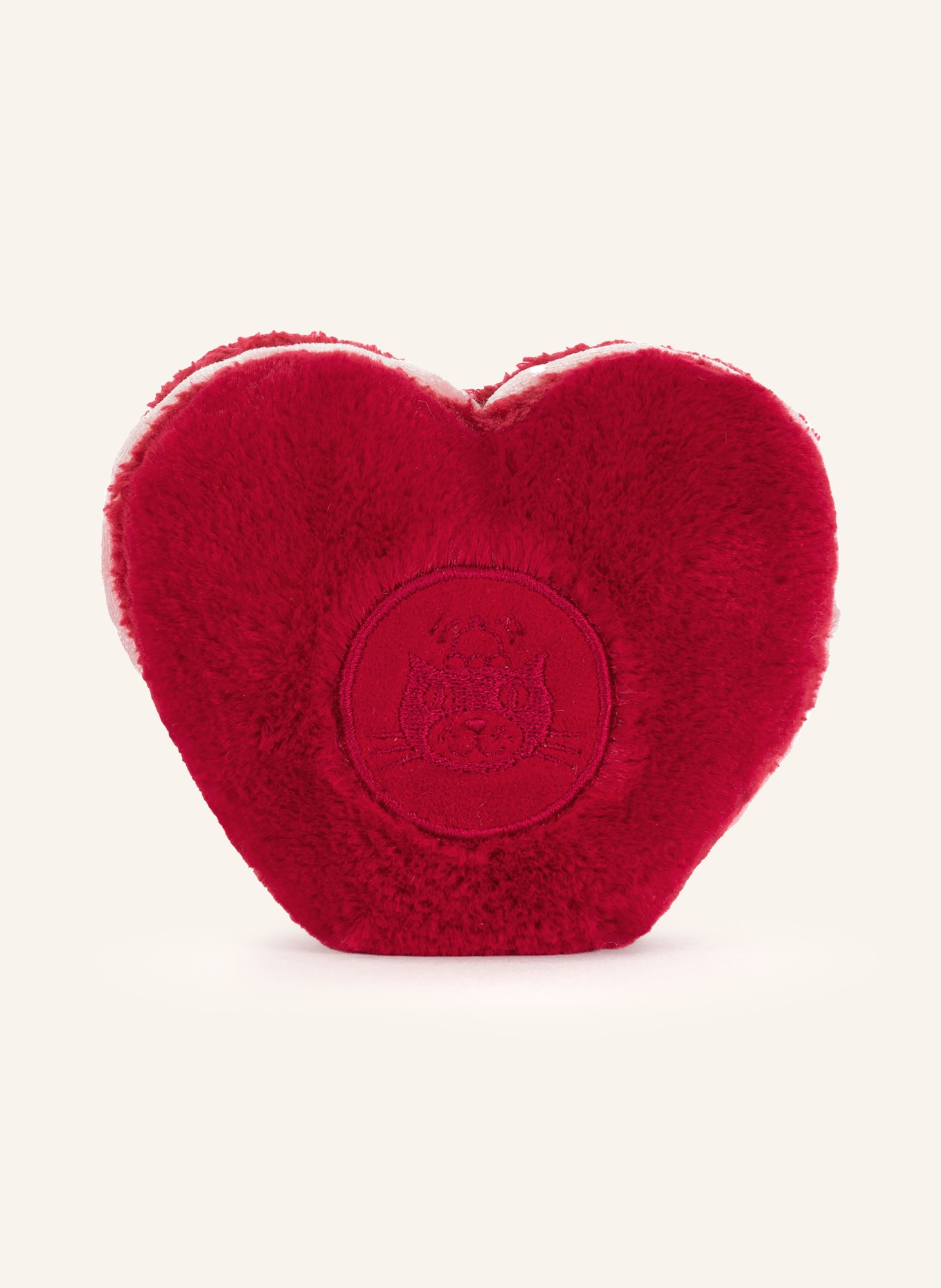 Jellycat Plüsch-Spielzeug AMUSEABLES ARLETTE HEART MACARON: ROT / ROSA