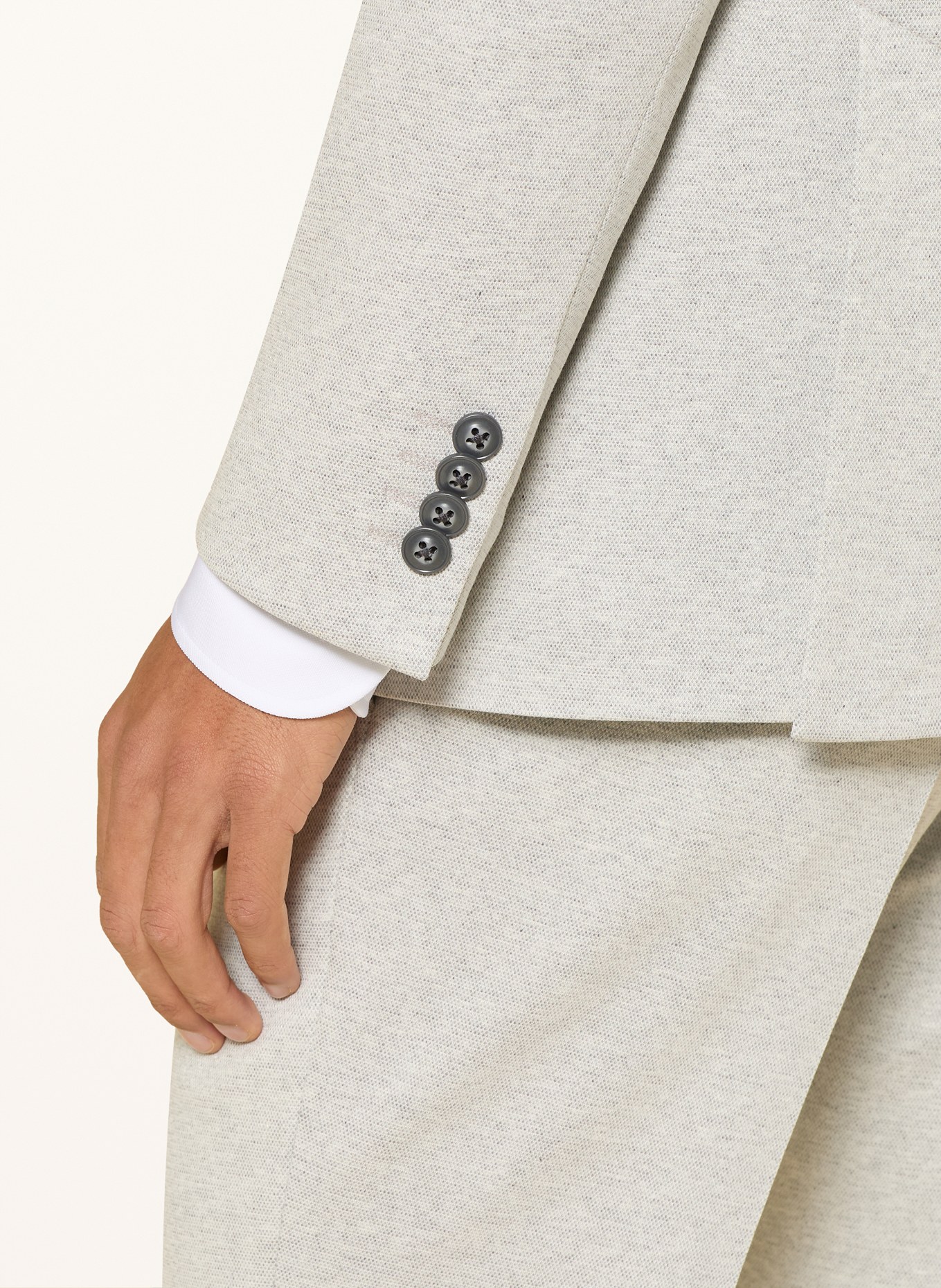 ROY ROBSON Anzugsakko Slim Fit: B050 LIGHT GREY