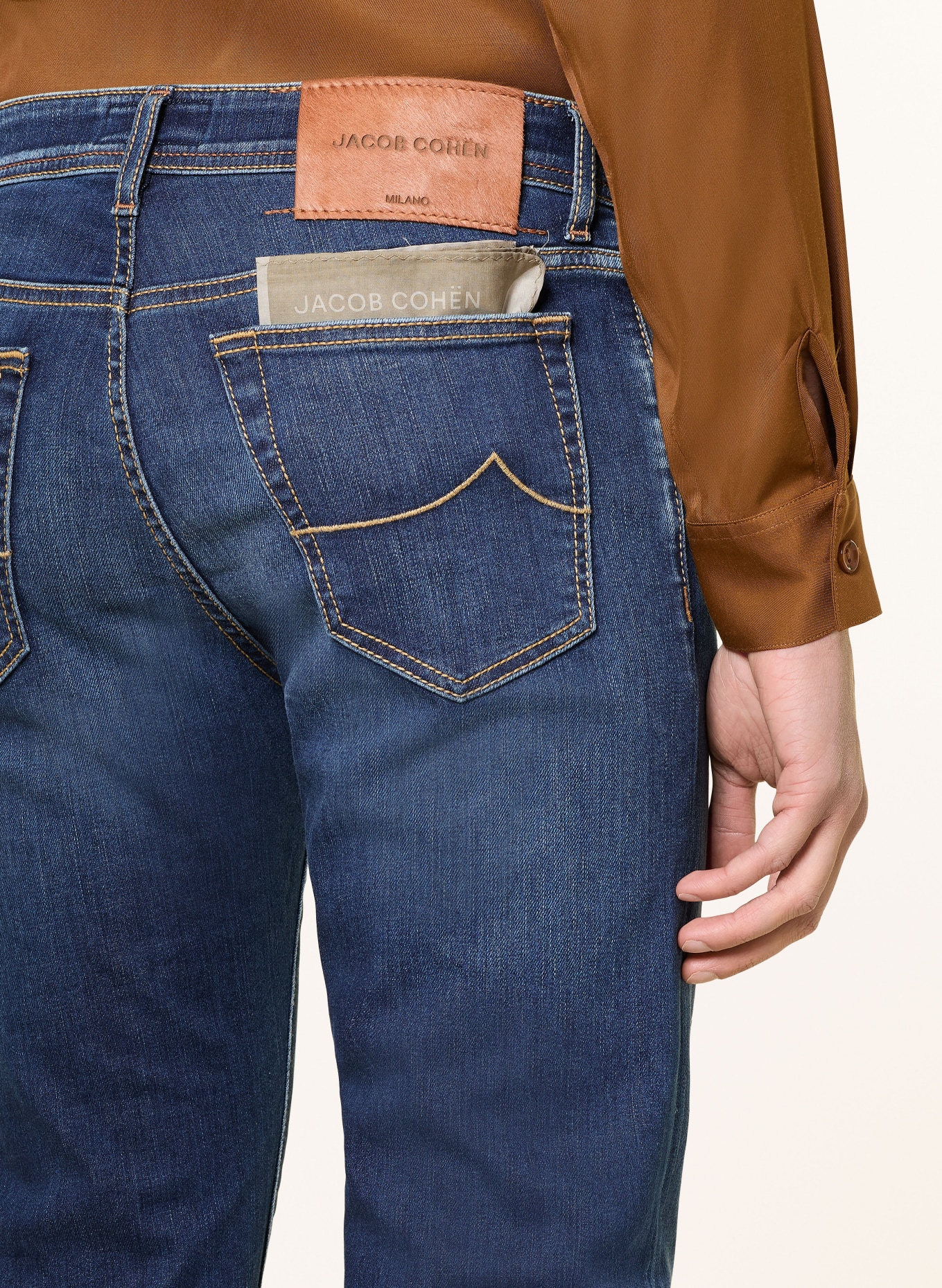 JACOB COHEN Džíny BARD Slim Fit: 200D MEDIUM BLUE