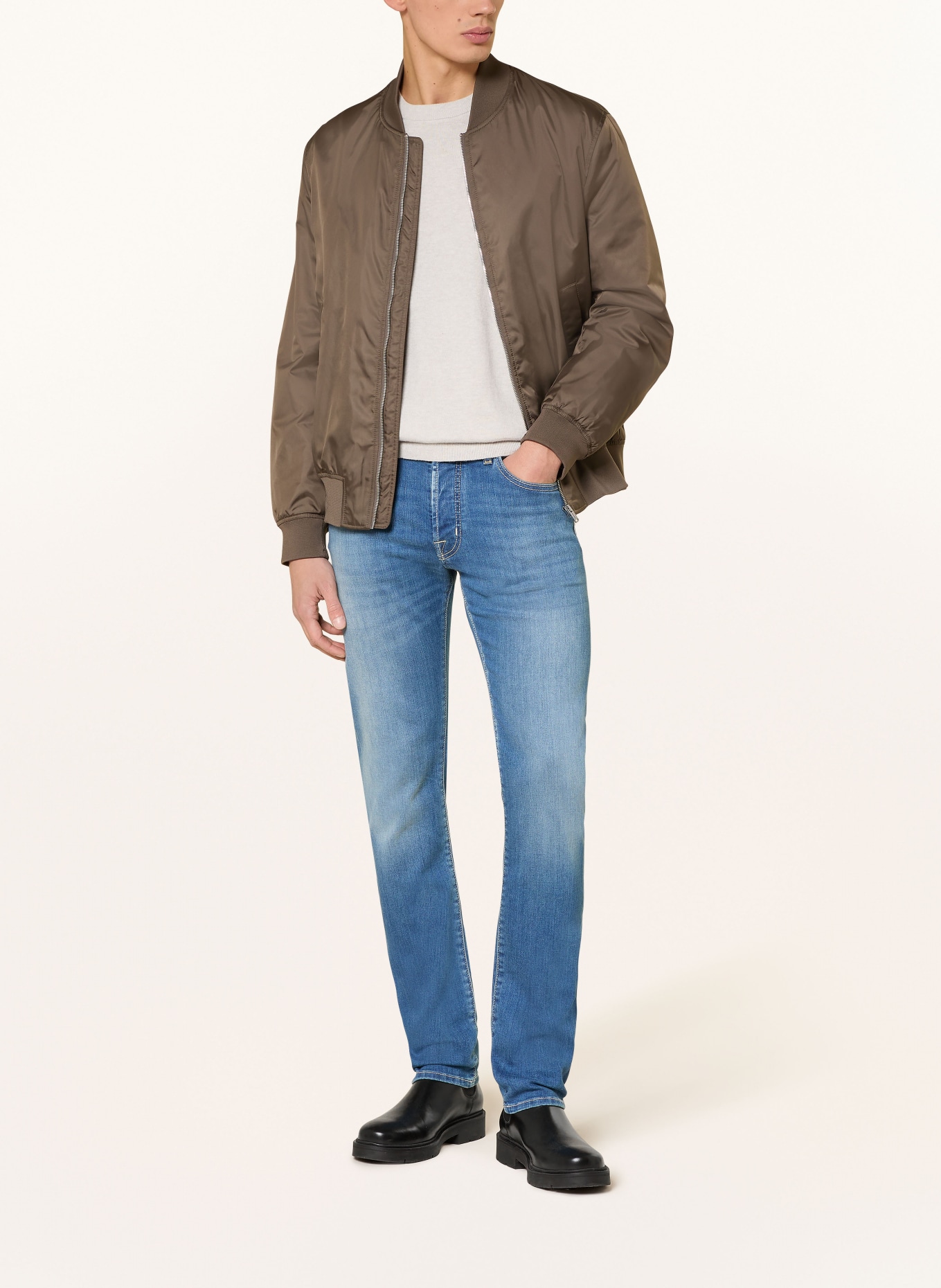 JACOB COHEN BARD Slim Fit Jeans: 300D Light Blue