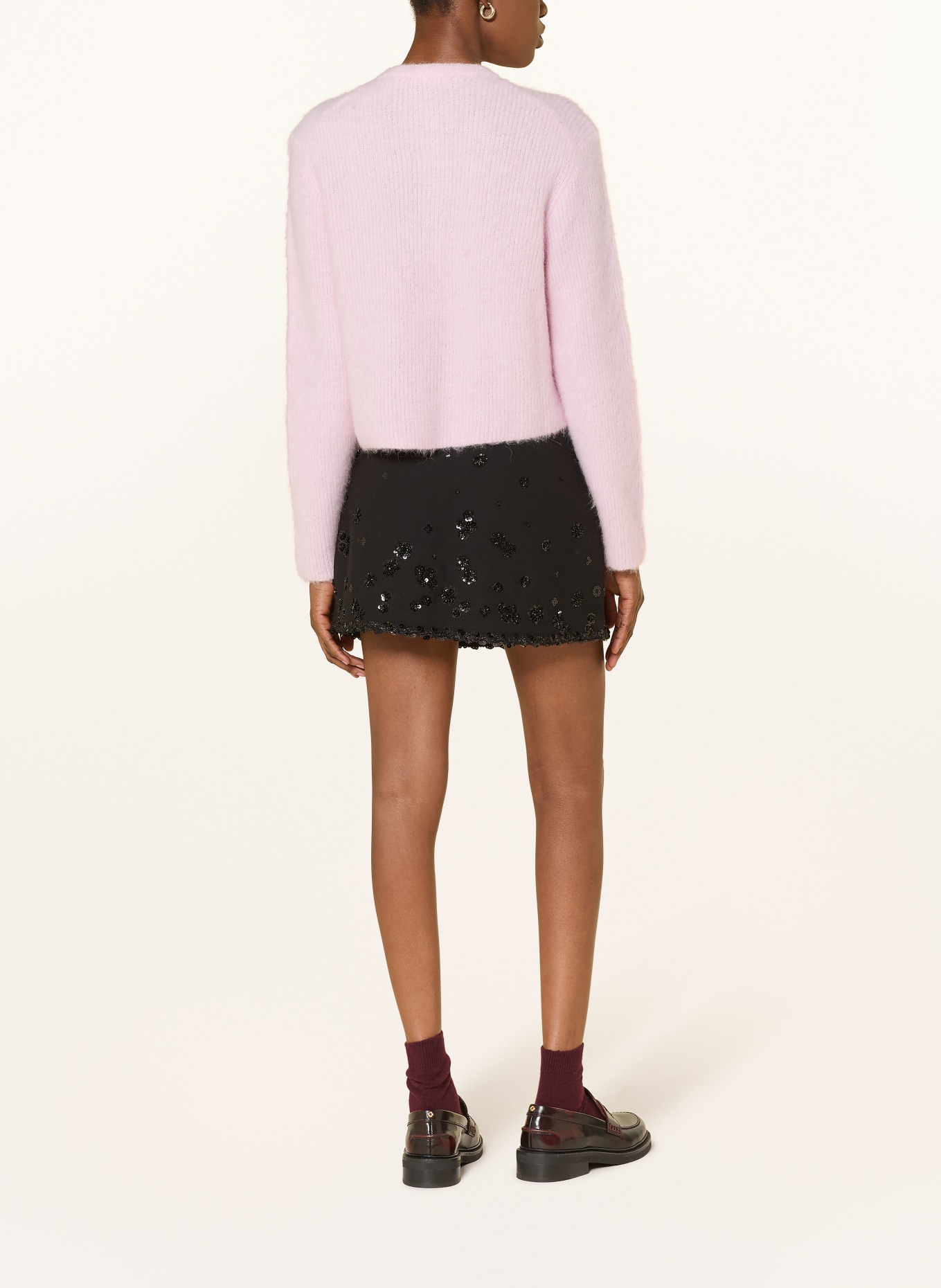 maje Spódniczka z cekinami: CZARNY