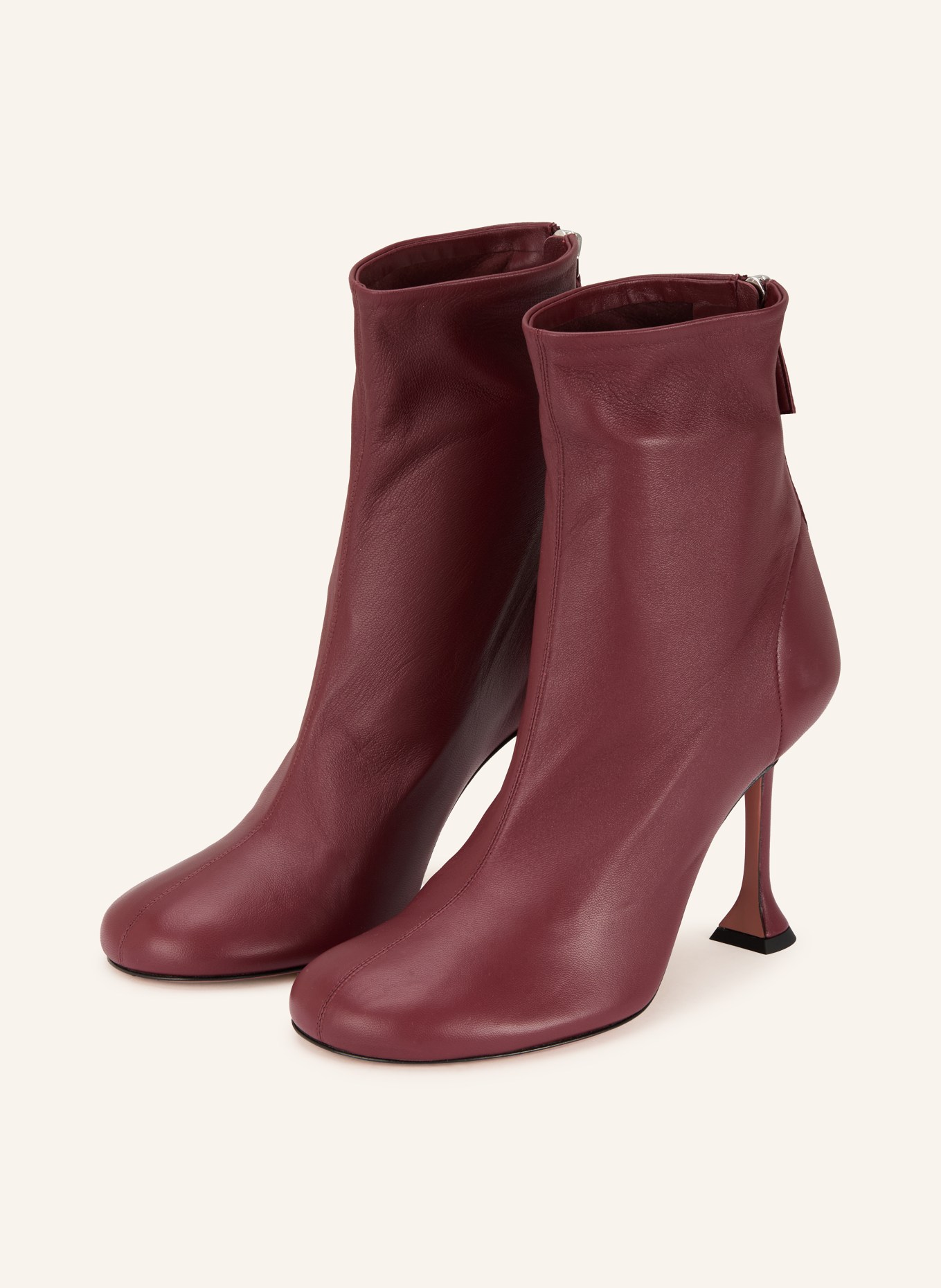 AMINA MUADDI Stiefeletten: DUNKELROT