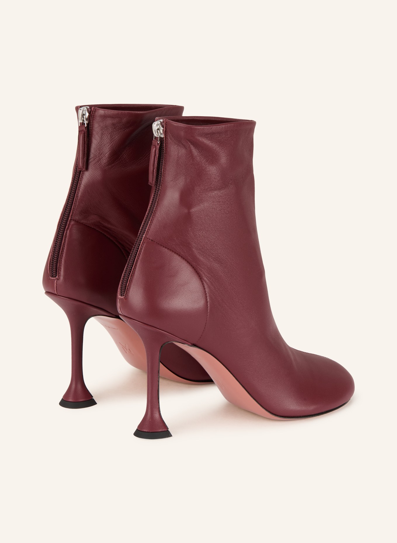 AMINA MUADDI Stiefeletten: DUNKELROT