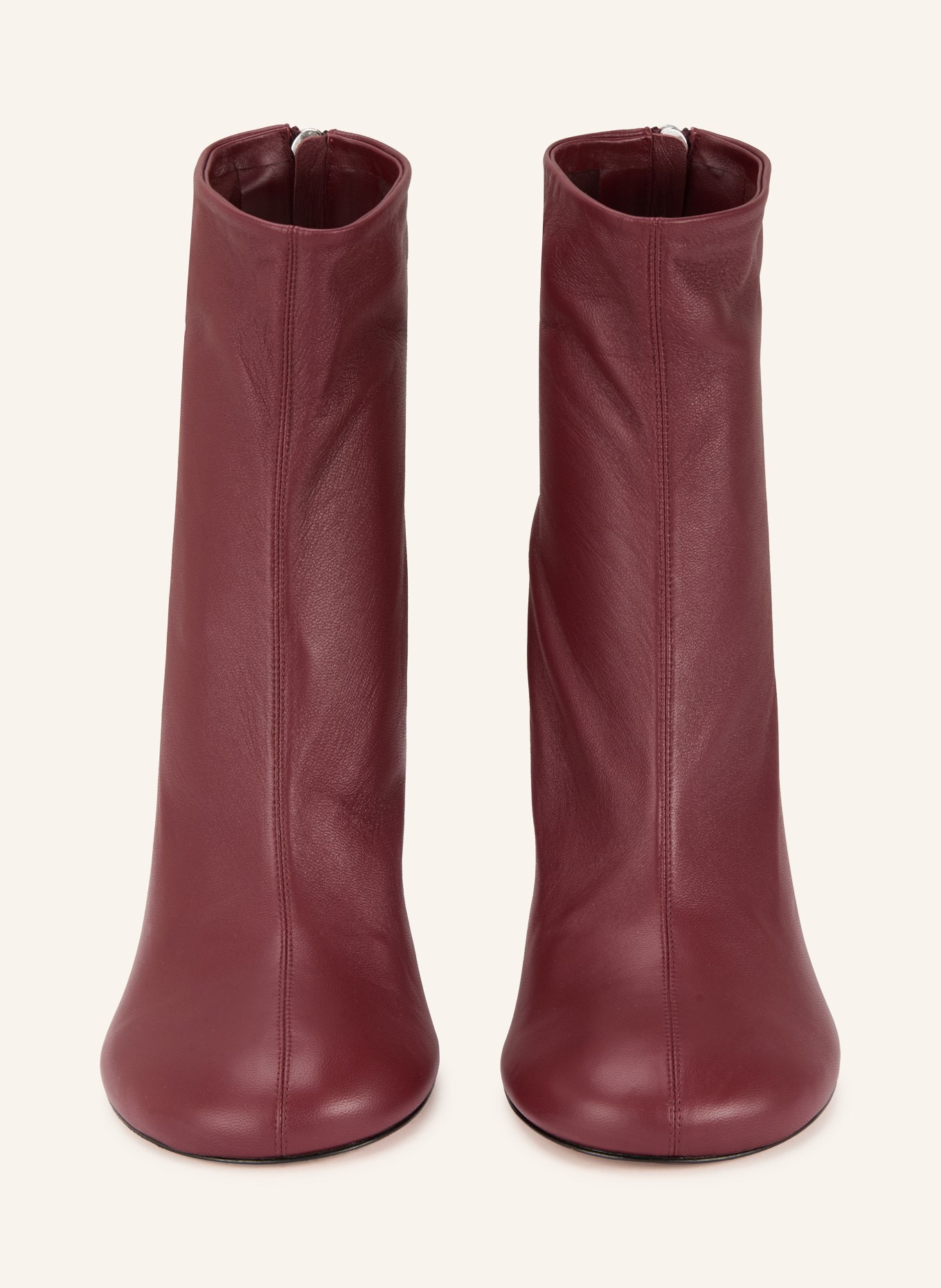 AMINA MUADDI Stiefeletten: DUNKELROT