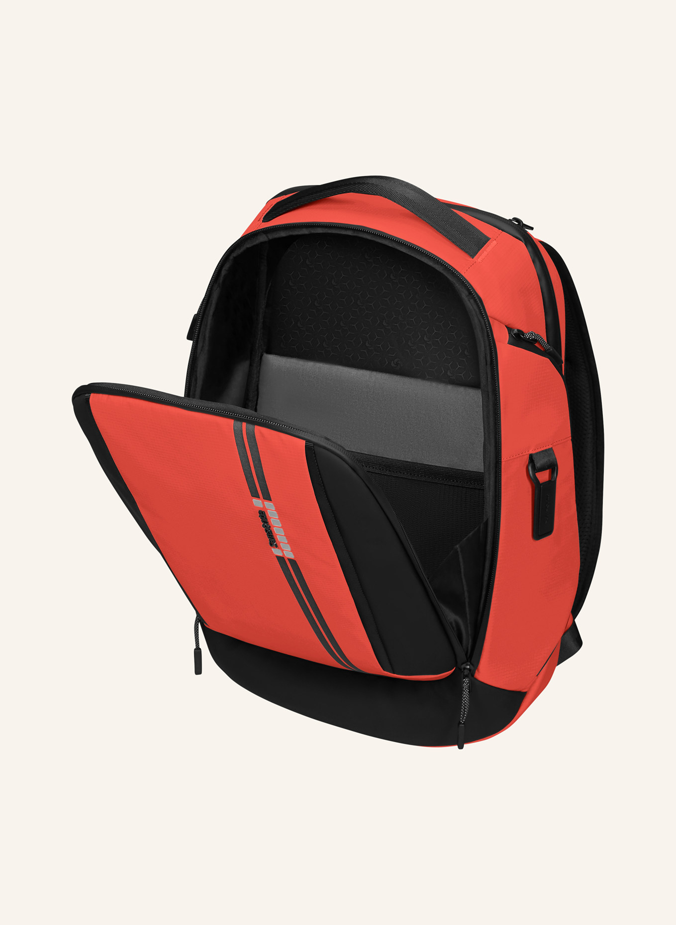 Samsonite Rucksack ACTIVE ROAD 20 l mit Laptop-Fach: HELLGRAU / SCHWARZ