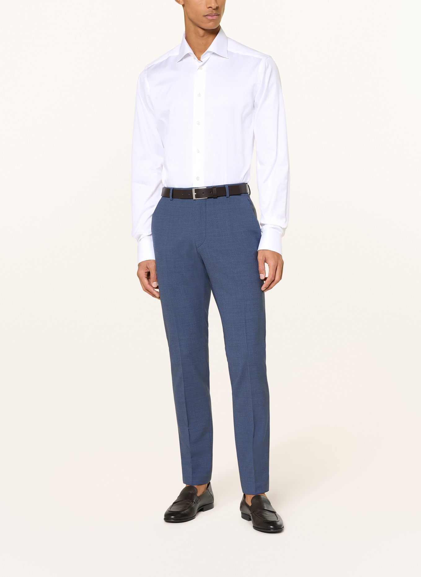 ETON Extra slim fit shirt: WHITE