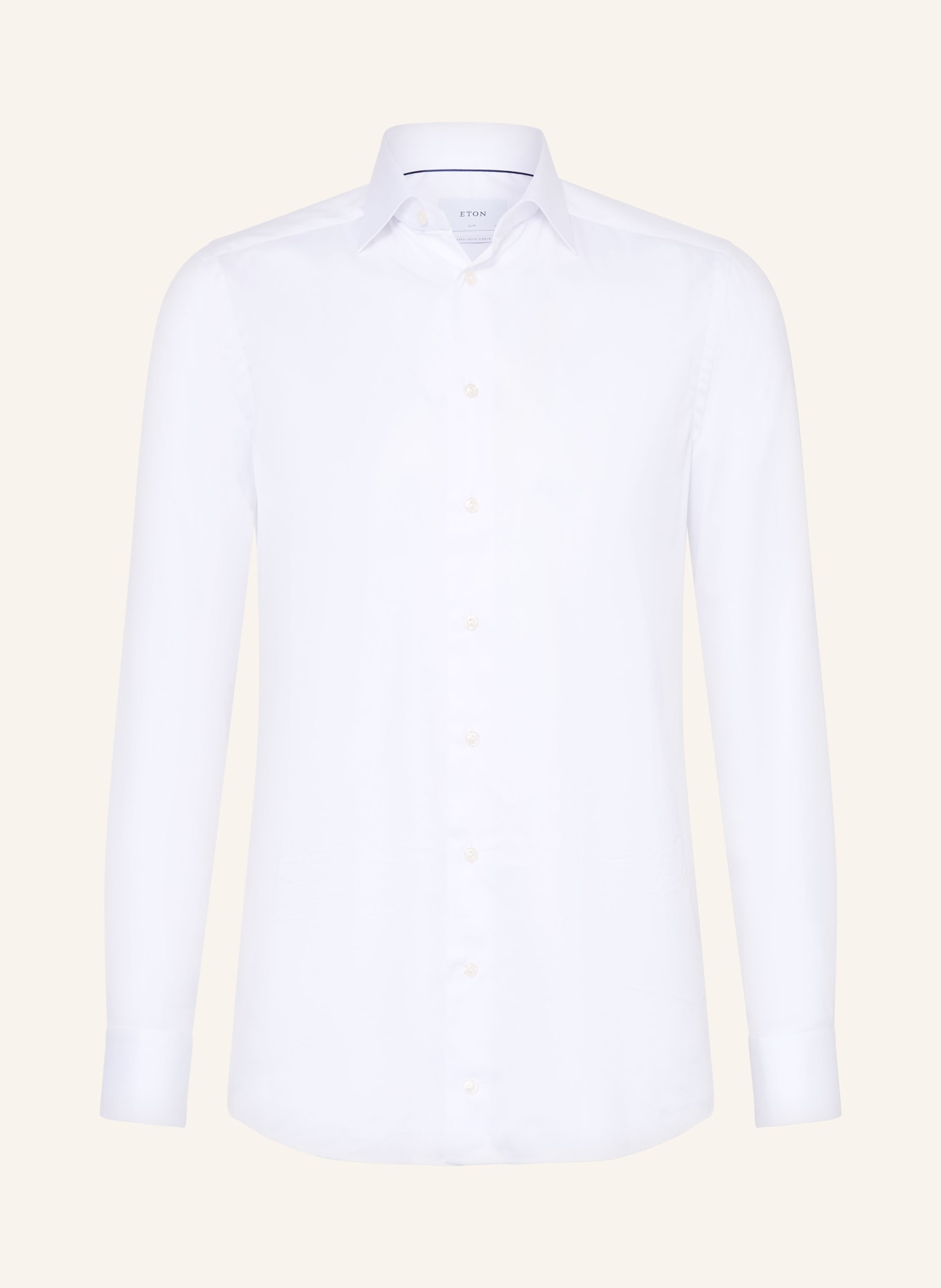 ETON Shaped Fit Shirt: WHITE