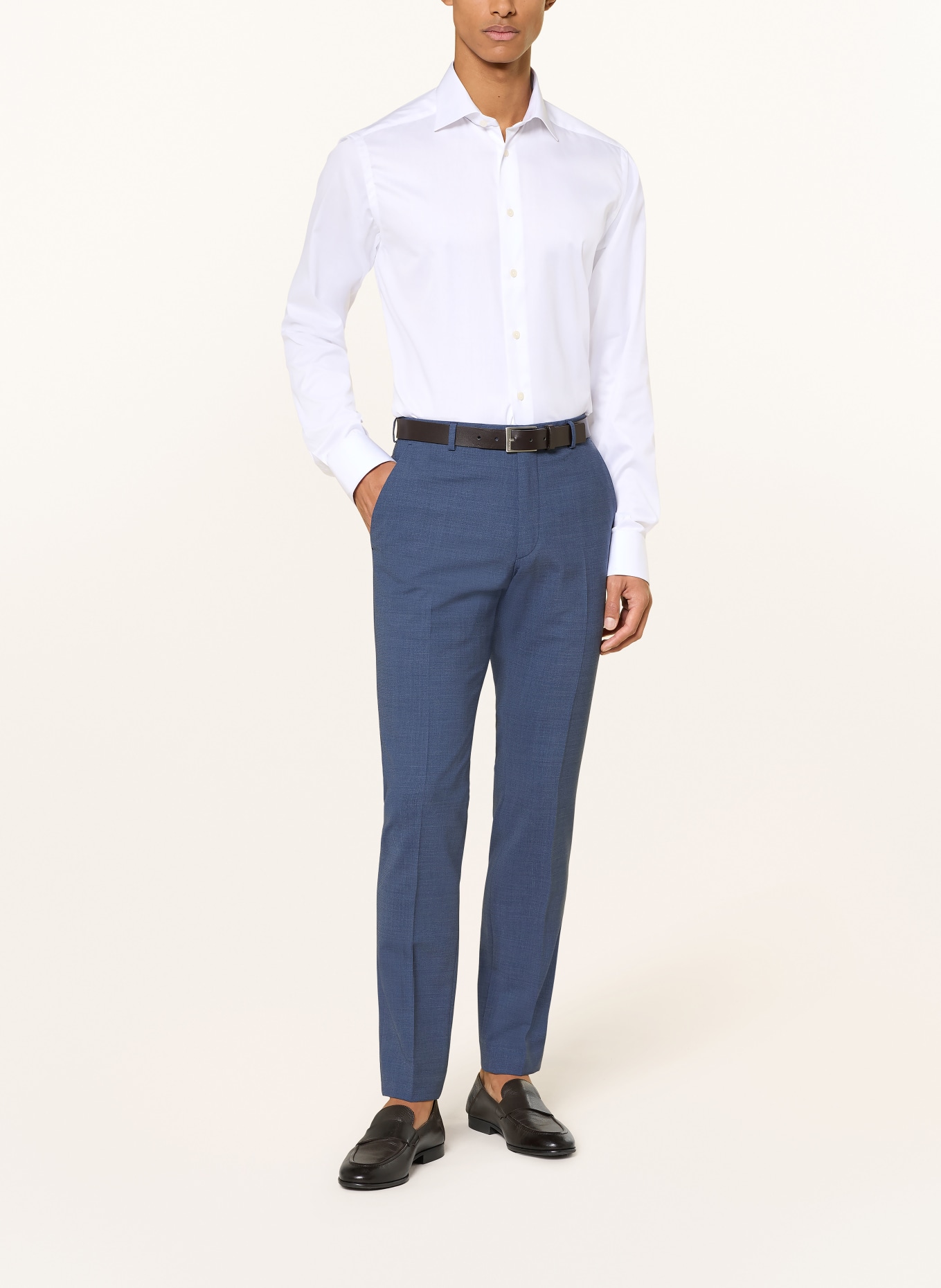 ETON Shaped Fit Shirt: WHITE