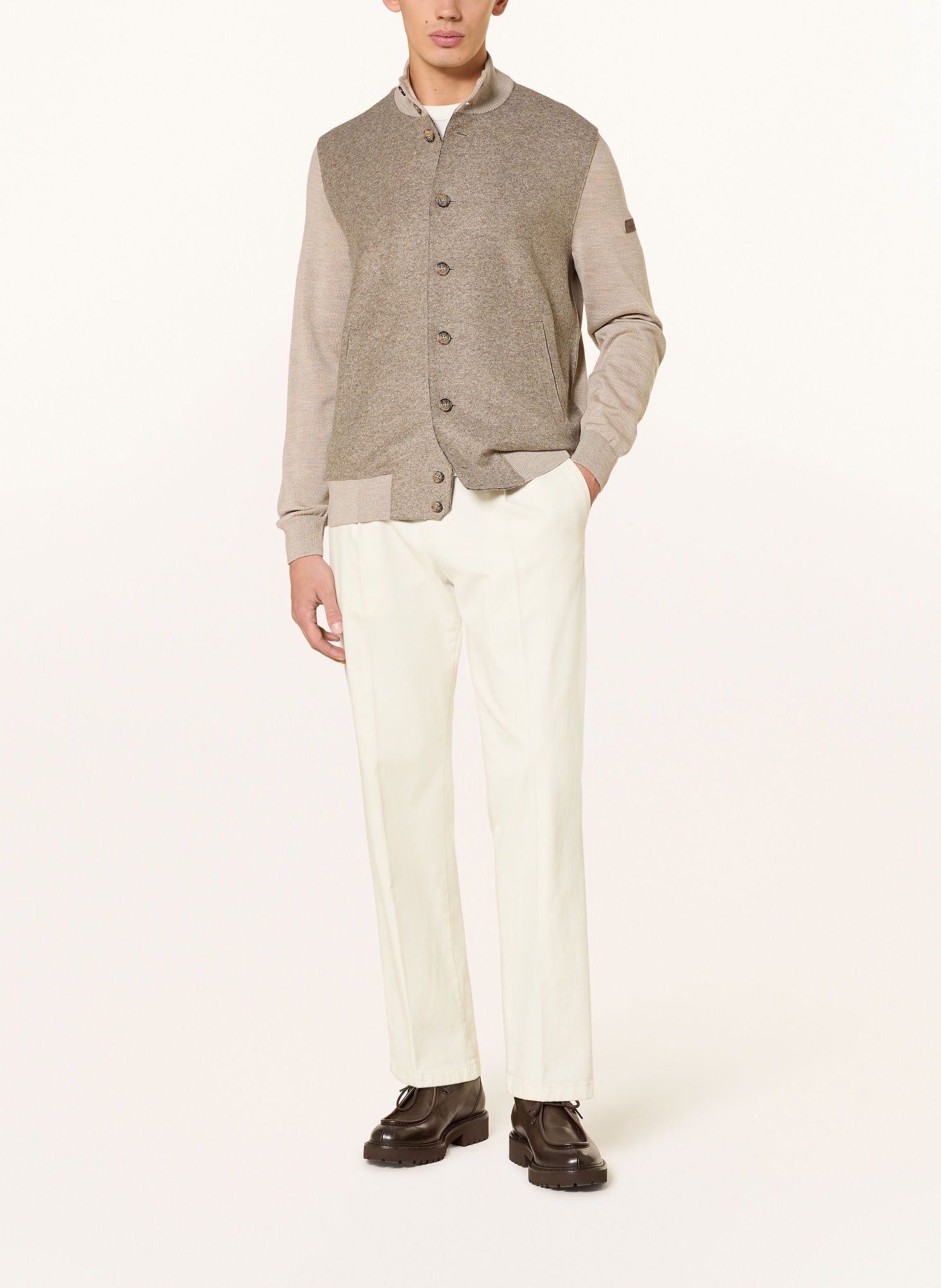 MAERZ MUENCHEN cardigan: BEIGE