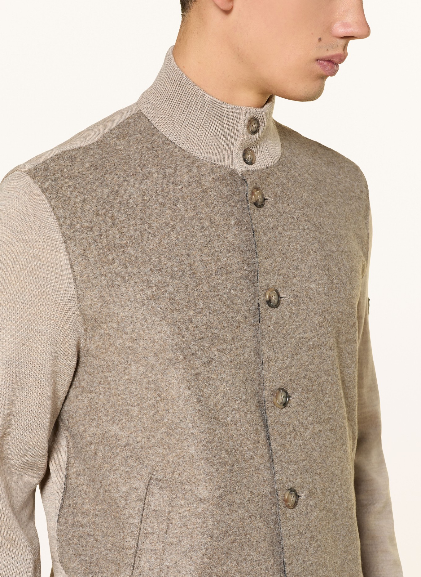 MAERZ MUENCHEN cardigan: BEIGE