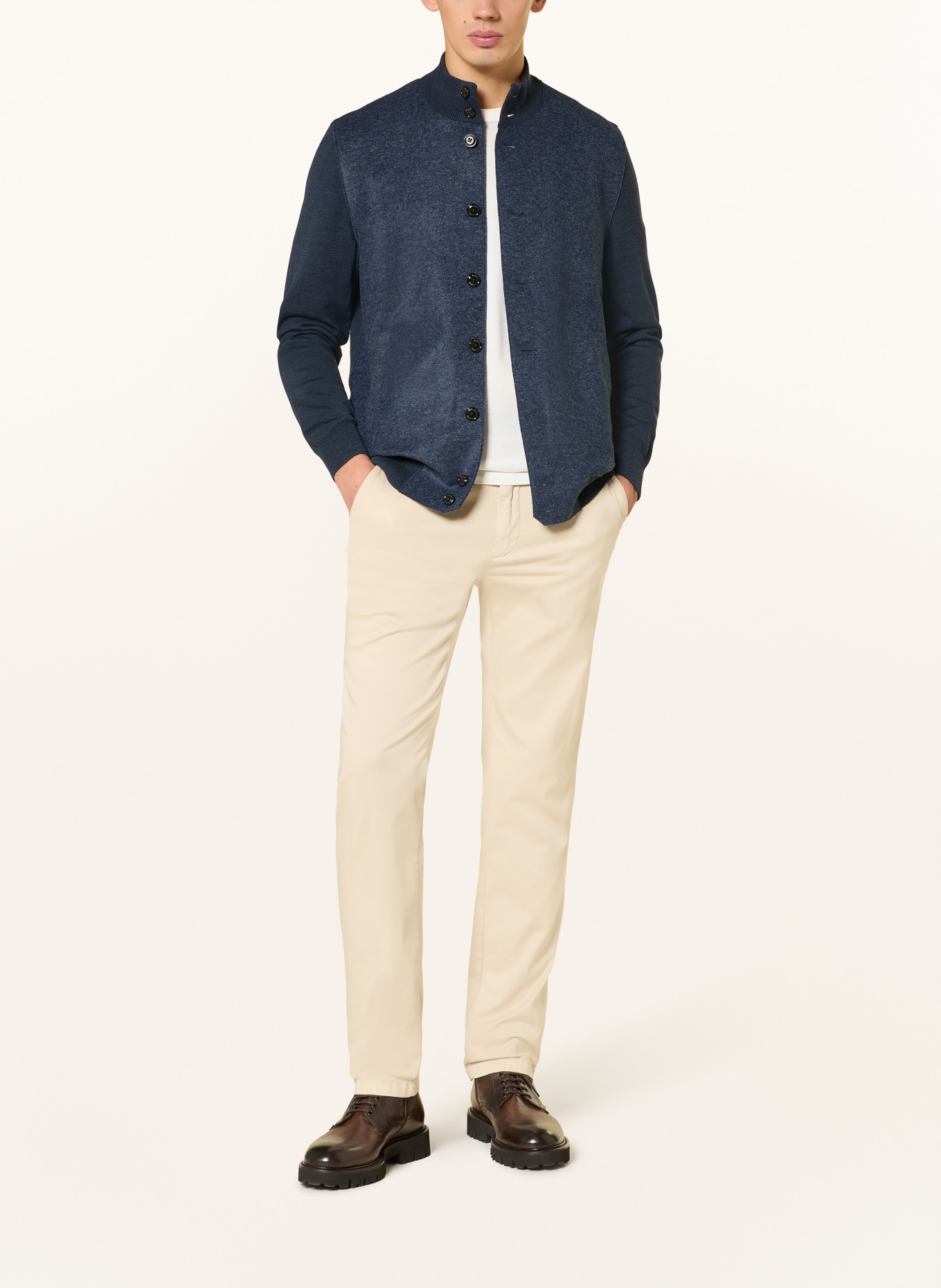 MAERZ MUENCHEN cardigan: DARK BLUE