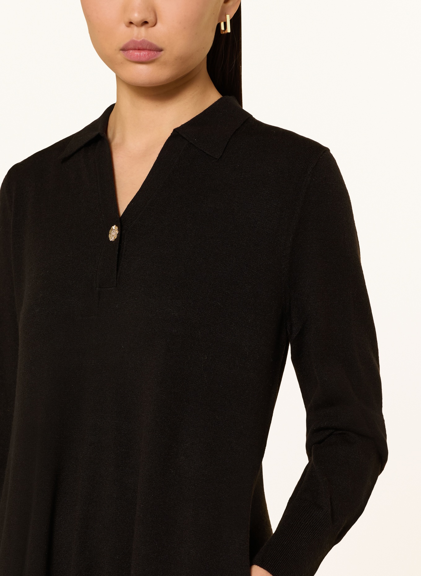 CARTOON sukienka z dzianiny: CZARNY