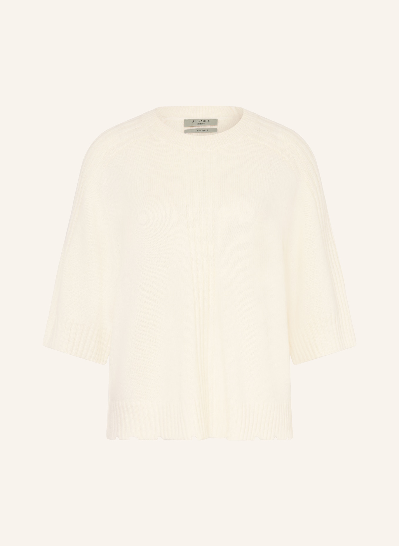 ALLSAINTS Pull en cachemire NIX: ÉCRU