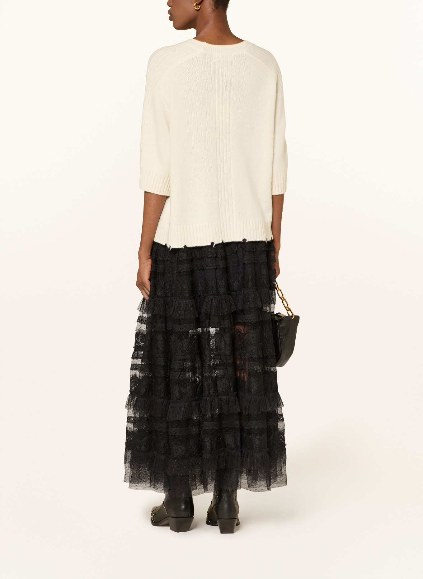 ALLSAINTS Pull en cachemire NIX: ÉCRU