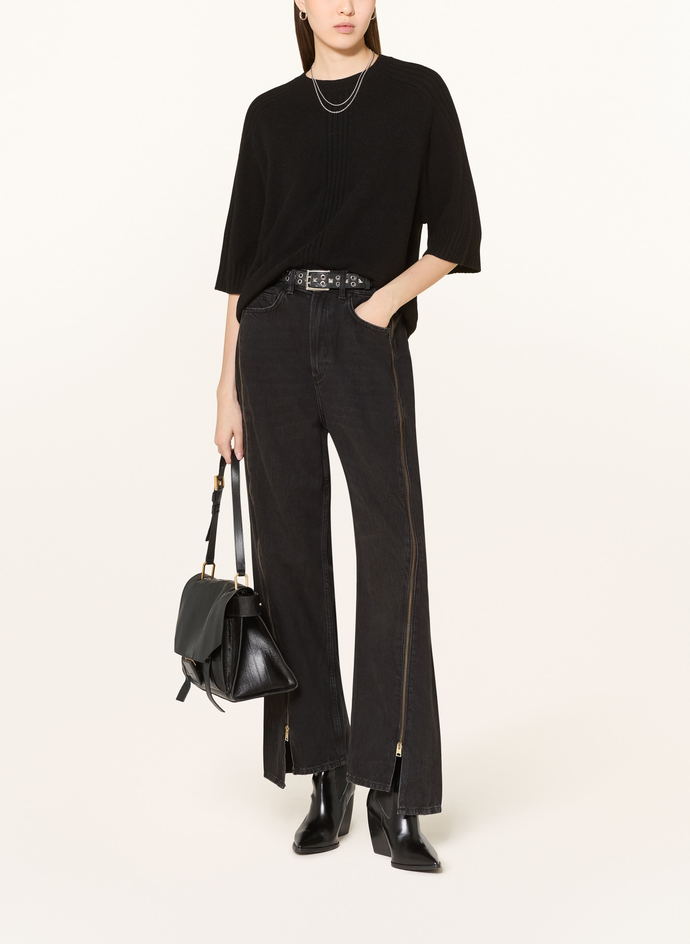 ALLSAINTS Pull en cachemire NIX: NOIR