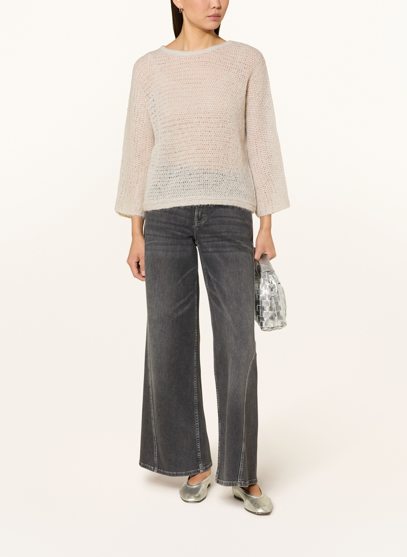 someday Pullover TALUME mit Alpaka: HELLGRAU