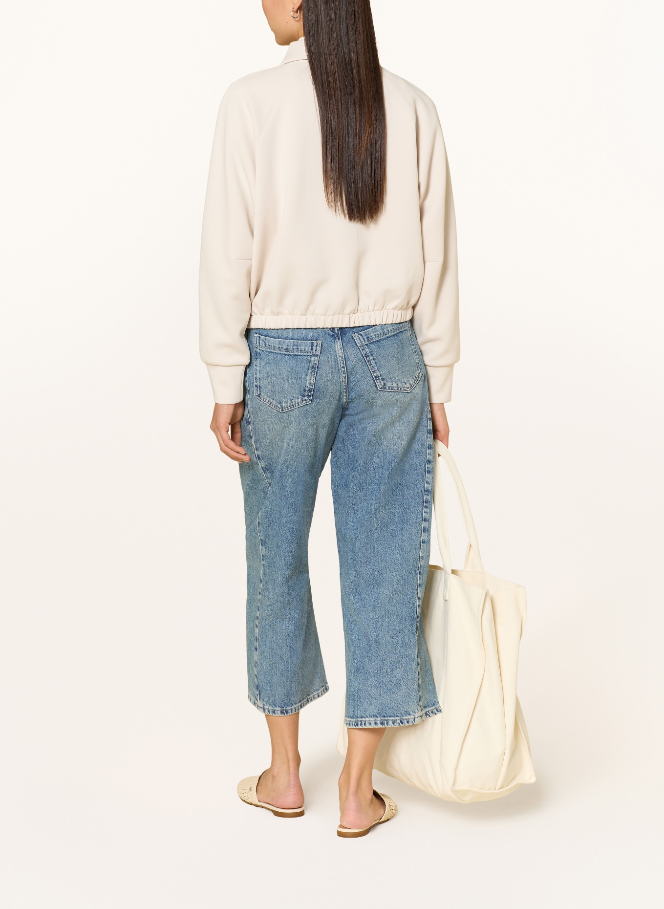 someday UMEYA Sweat Jacket: CREAM