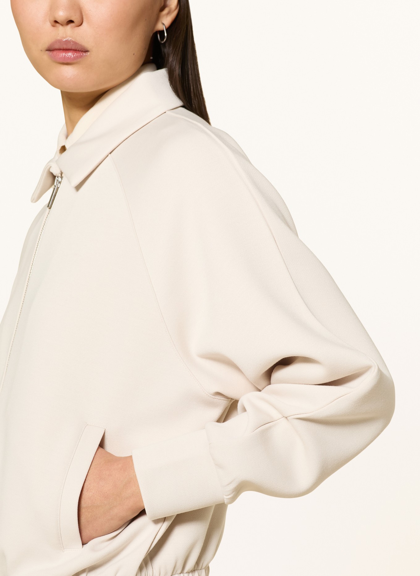 someday UMEYA Sweat Jacket: CREAM