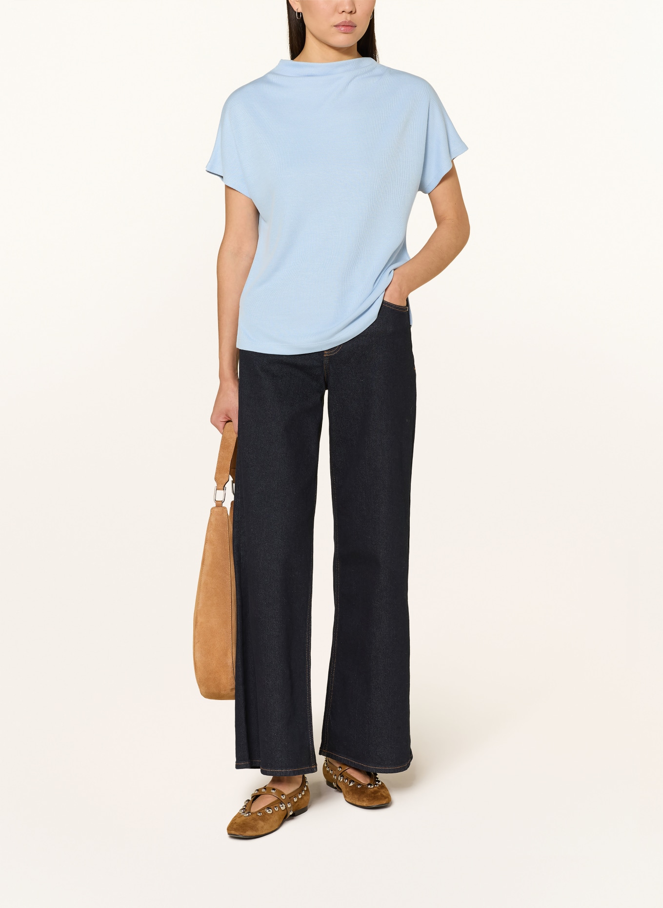 someday Pull en maille KUMEA: BLEU CLAIR