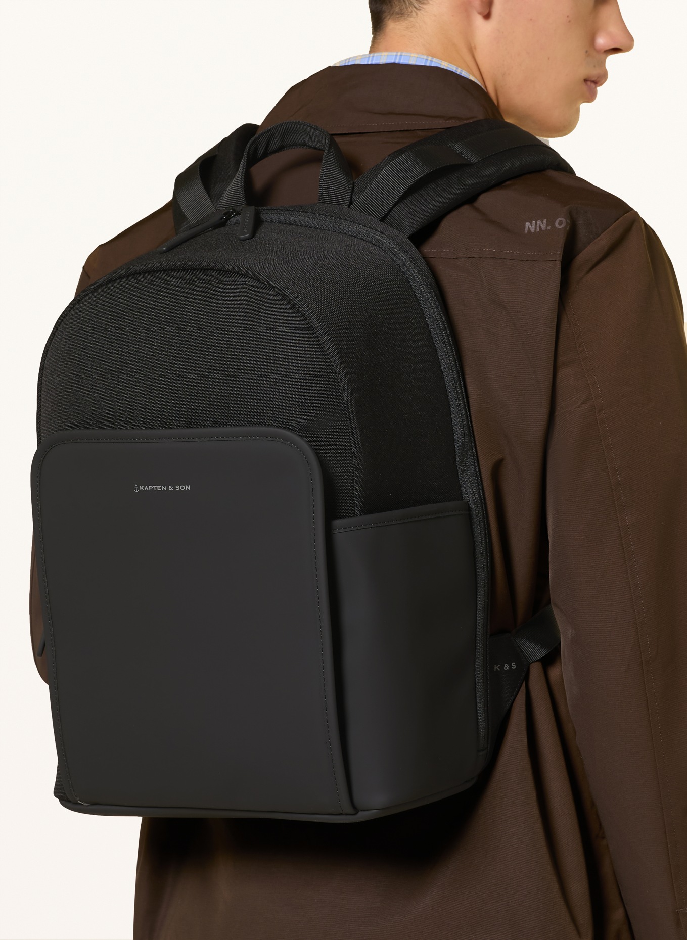 KAPTEN & SON Rucksack AALBORG: SCHWARZ