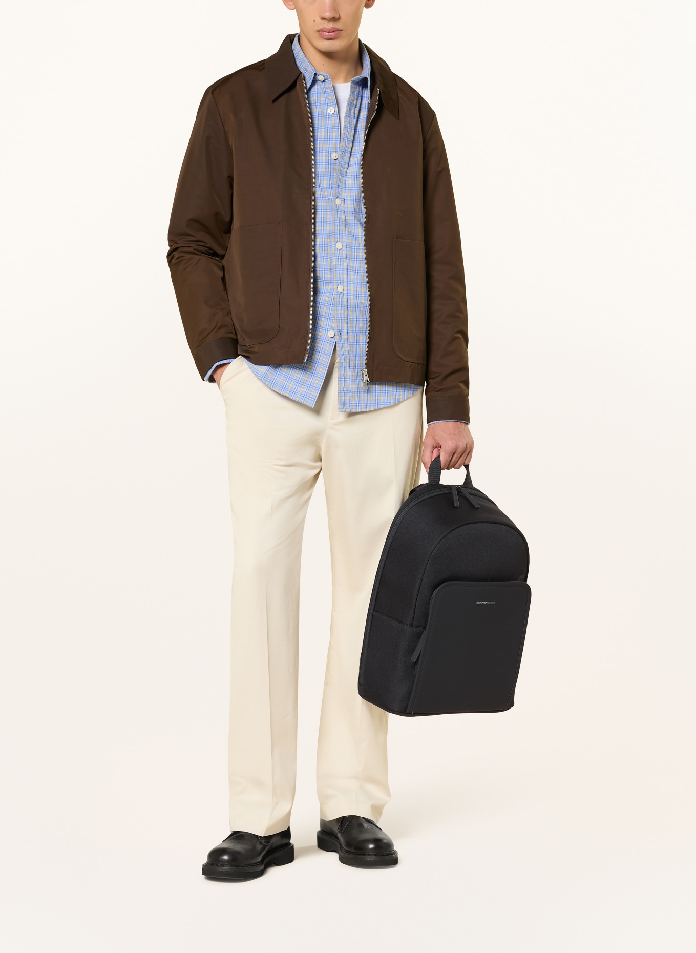 KAPTEN & SON Rucksack AALBORG: SCHWARZ