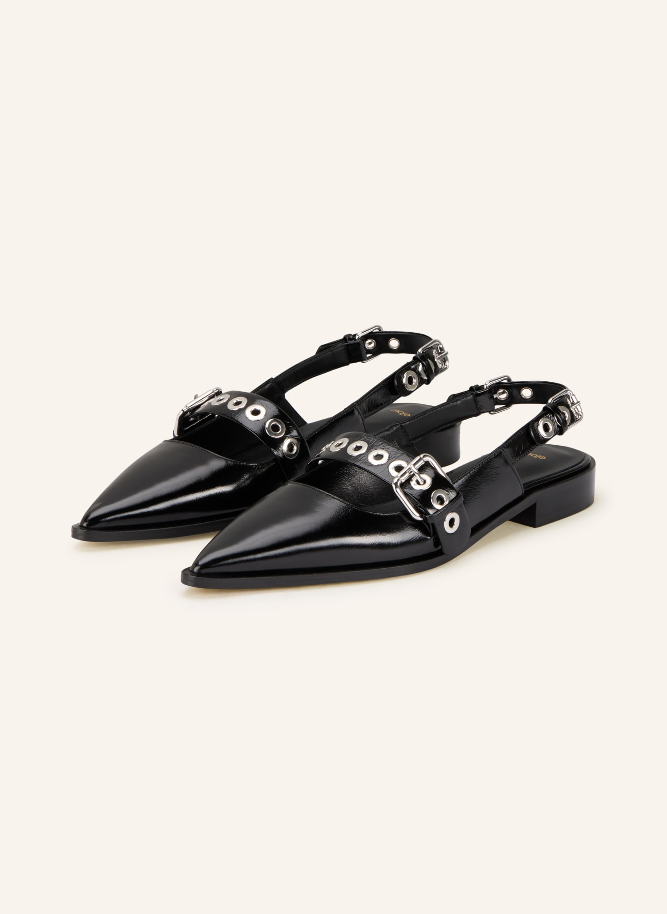 maje Slingpumps: SCHWARZ