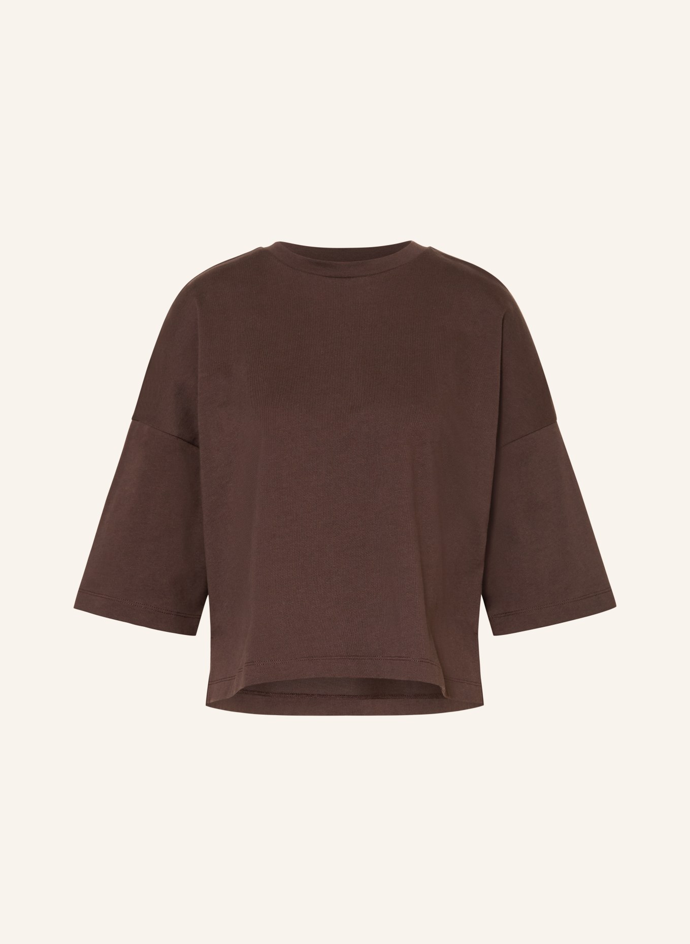 OPUS T-Shirt SARENZI: DUNKELBRAUN