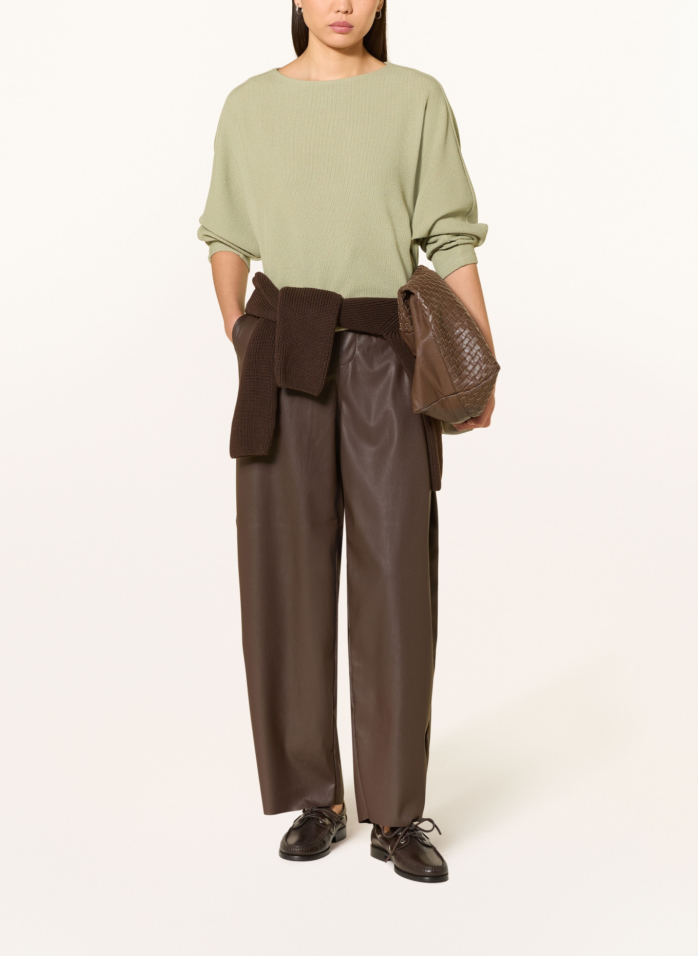 OPUS Pullover GLUFFI: HELLGRÜN