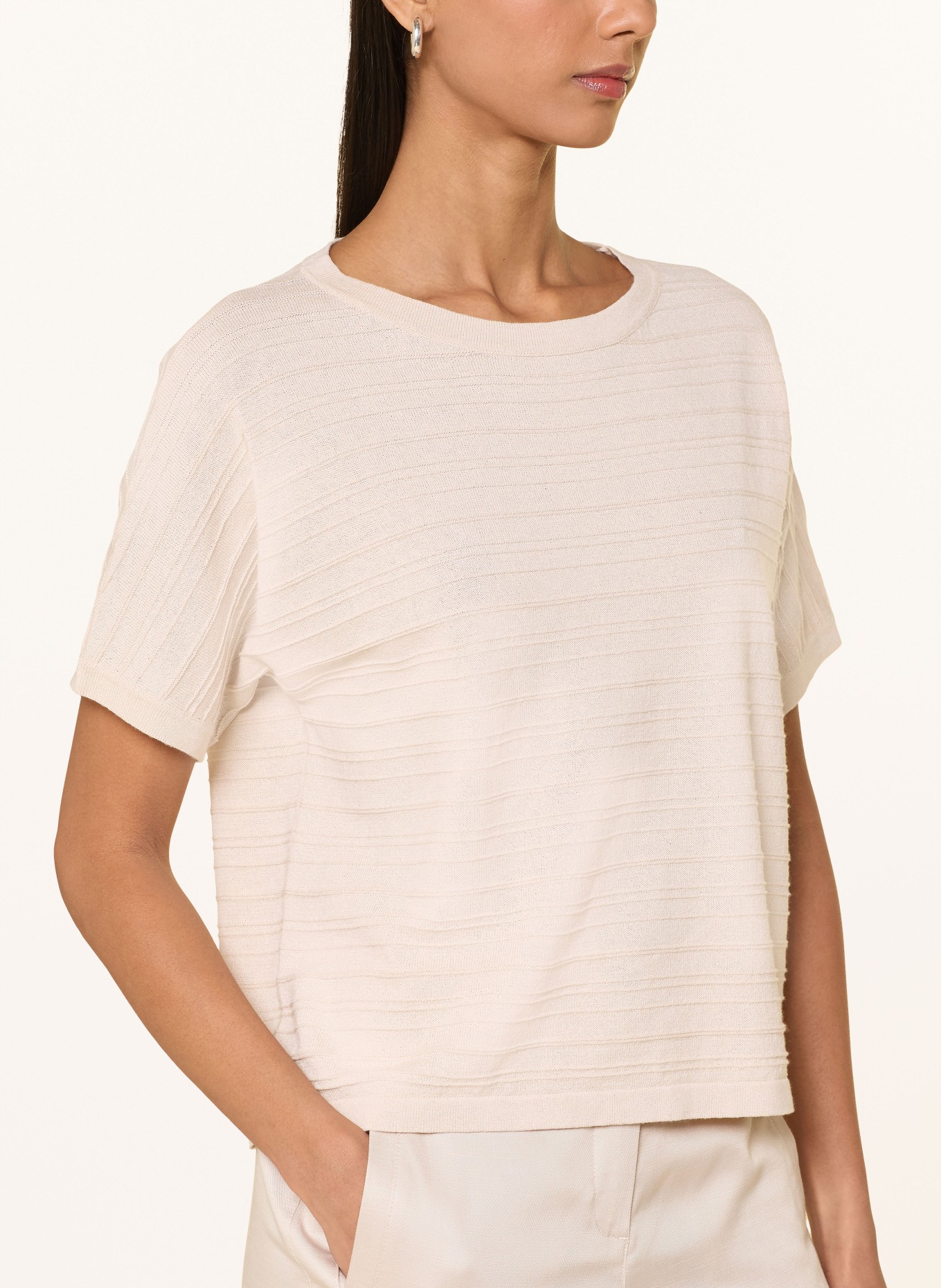 OPUS Pull en maille PARZI: BEIGE