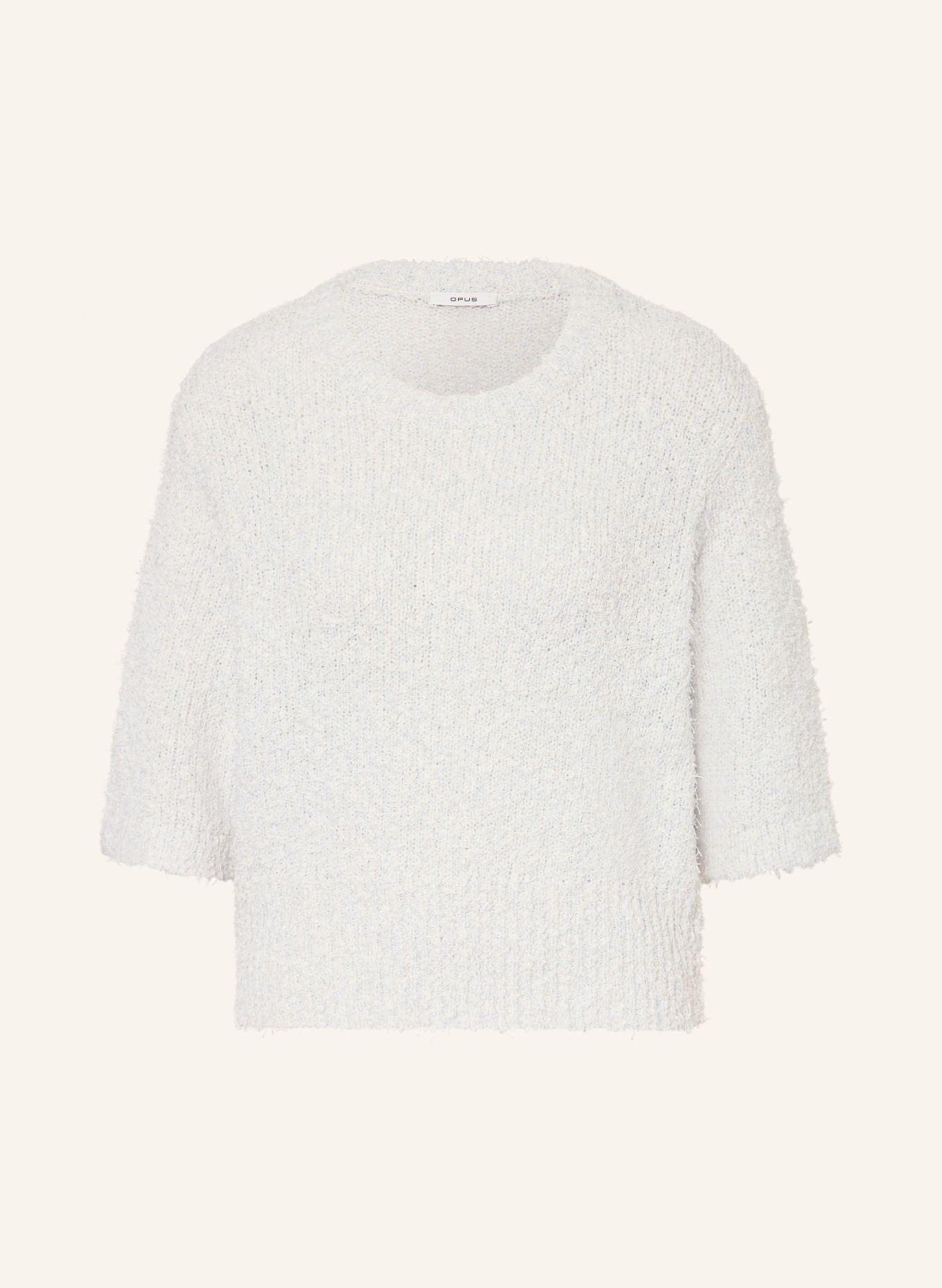 OPUS PAMOS sweater with 3/4 sleeves: LIGHT BLUE