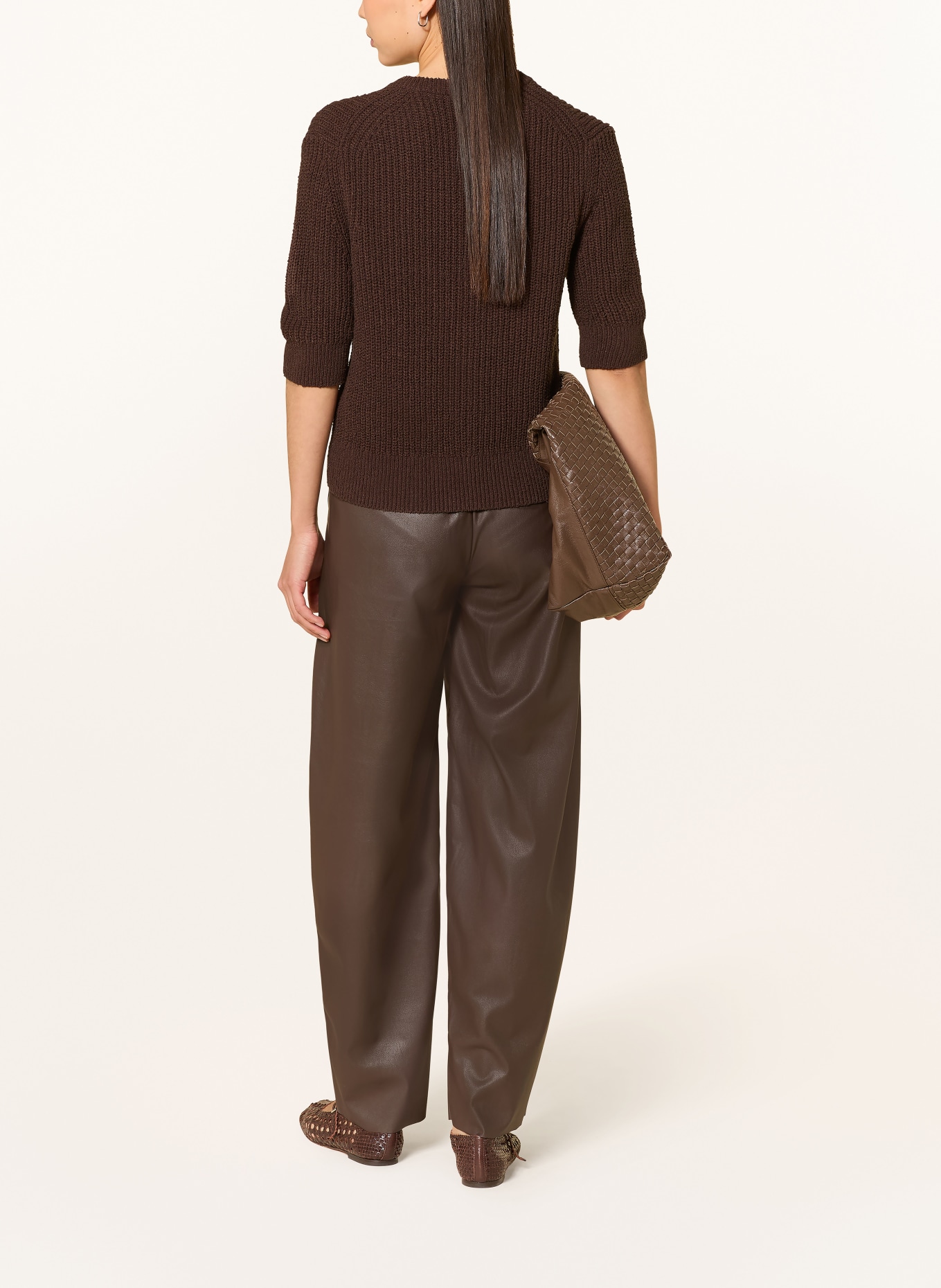 OPUS Svetr DONOUSA: TMAVĚ HNĚDÁ