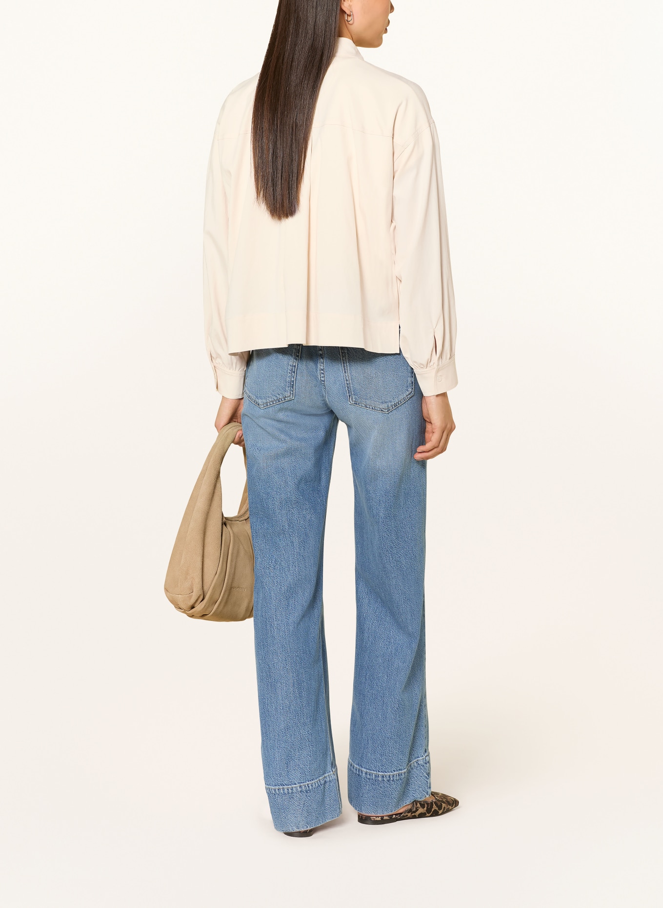 OPUS Bluzka koszulowa FANILO: ECRU